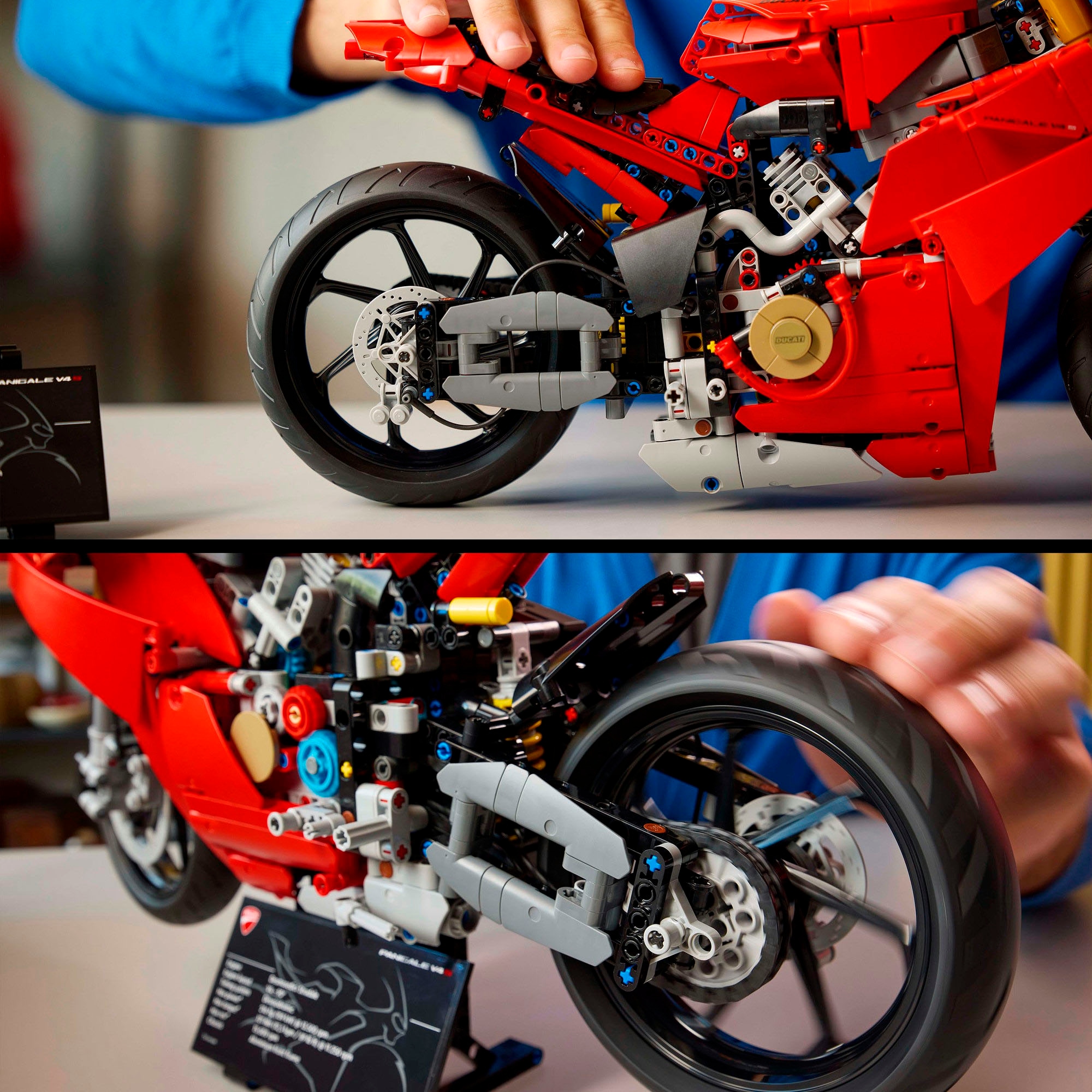 LEGO® Konstruktionsspielsteine »Ducati Panigale V4 S Motorrad (42202), LEGO Technic« Made in Europe