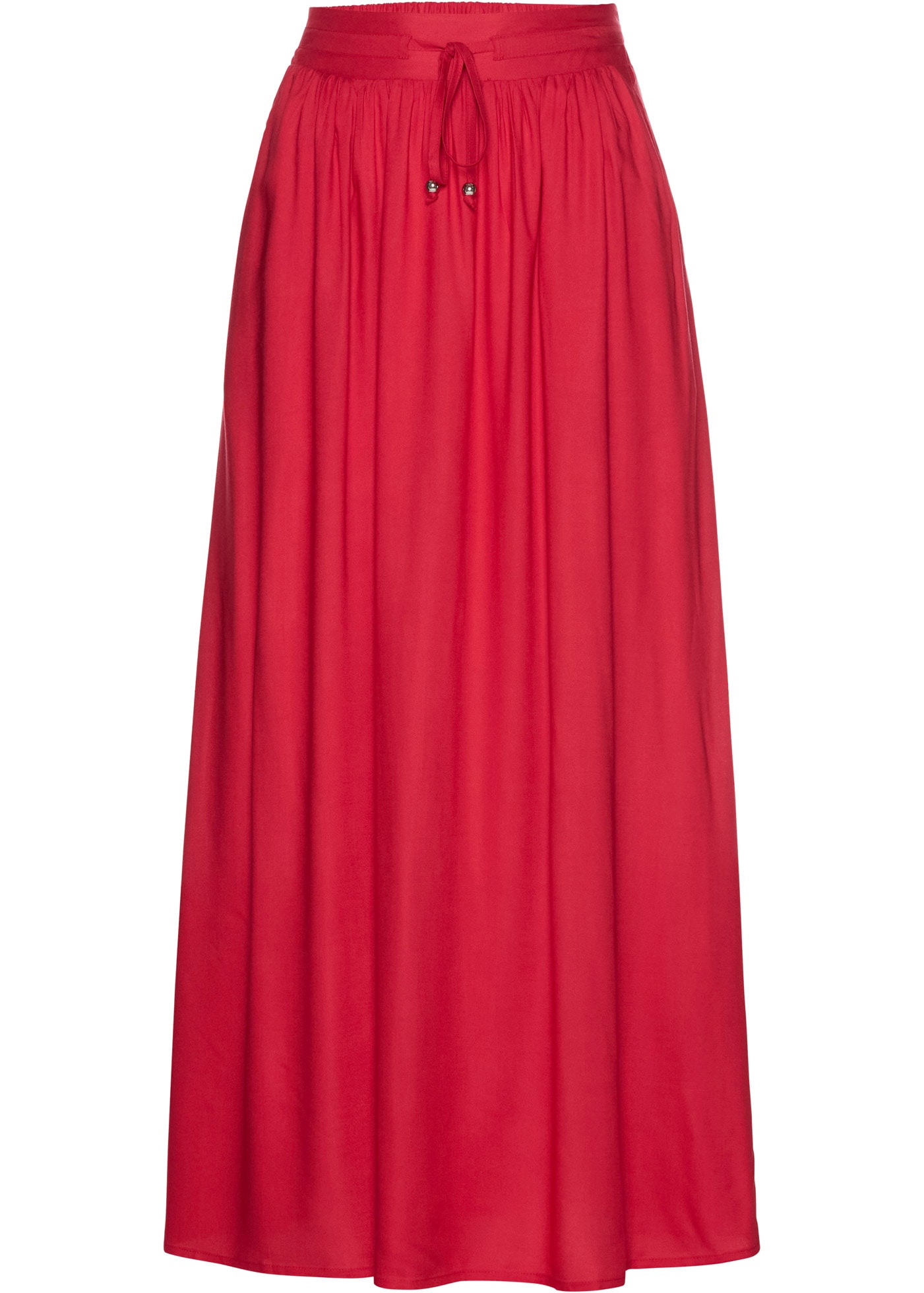 bonprix Maxi jupe aus Viskose, Maxilänge, lockere Passform, bedrucktes Design