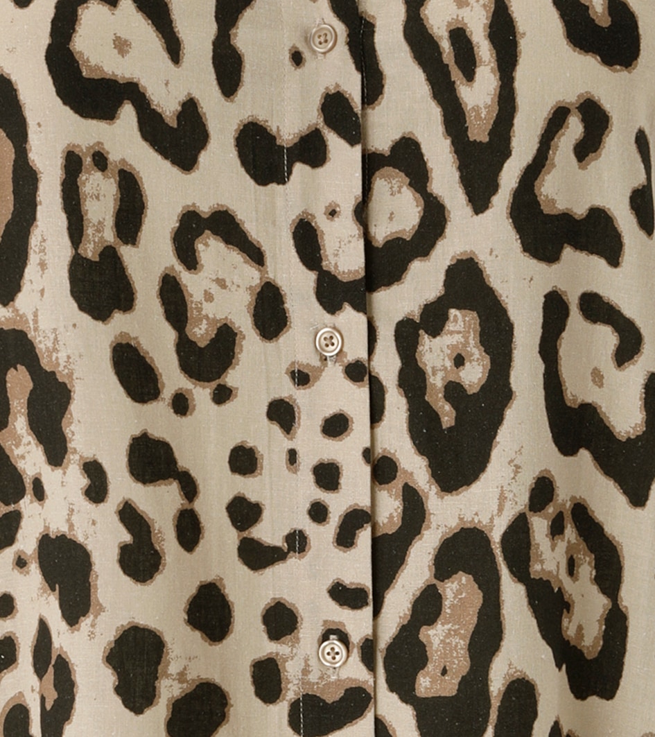 Aniston PLUS Robe chemisier aus schöner Leinen-Viskose-Qualität - NEUE KOLLEKTION