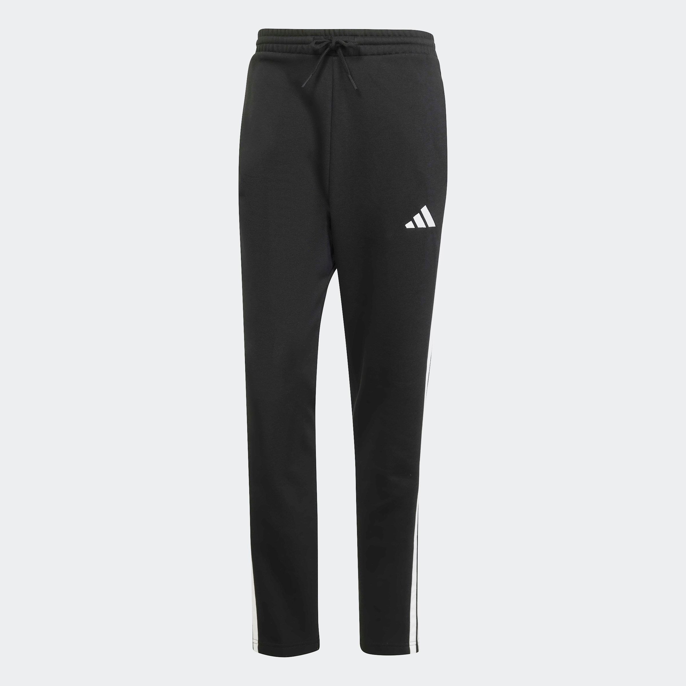 adidas Sportswear Sporthose »ESSENTIALS 3-STREIFEN OPEN HEM«  aus Baumwolle, Polyester und Viskose, offener Saum