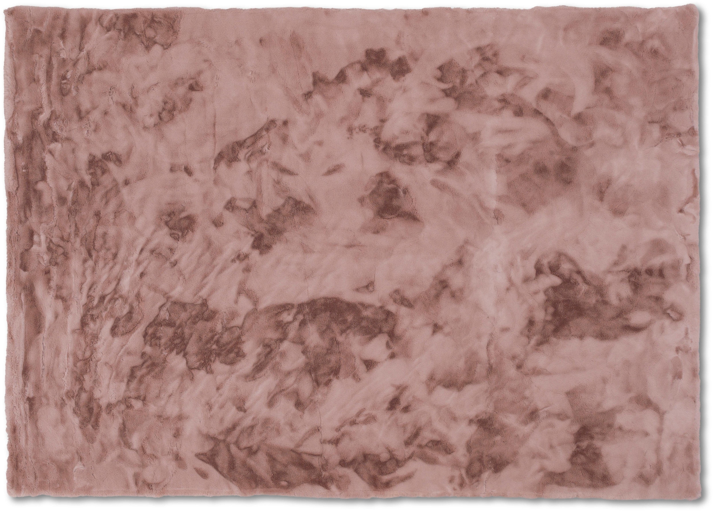 SCHÖNER WOHNEN-Kollektion Tapis en fourrure »Tender« Rectangulaire 26 mm Höhe besonders weich durch Microfaser, Kunstfell, waschbar, Wohnzimmer