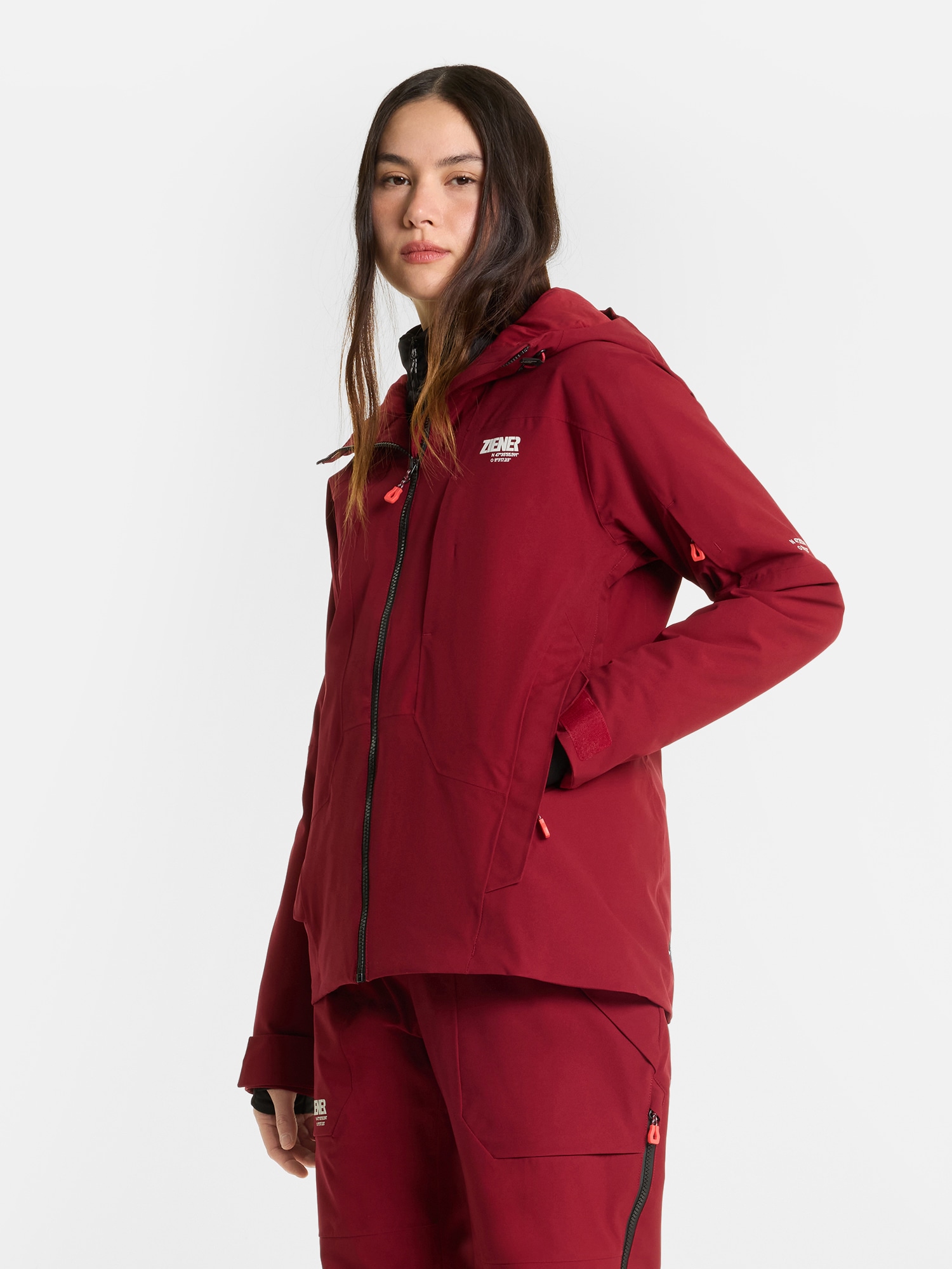 Ziener Skijacke »RAYKA-Z AQUASHIELD® DAMEN« wasserdicht winddicht, atmungsaktiv, Wollwattierung