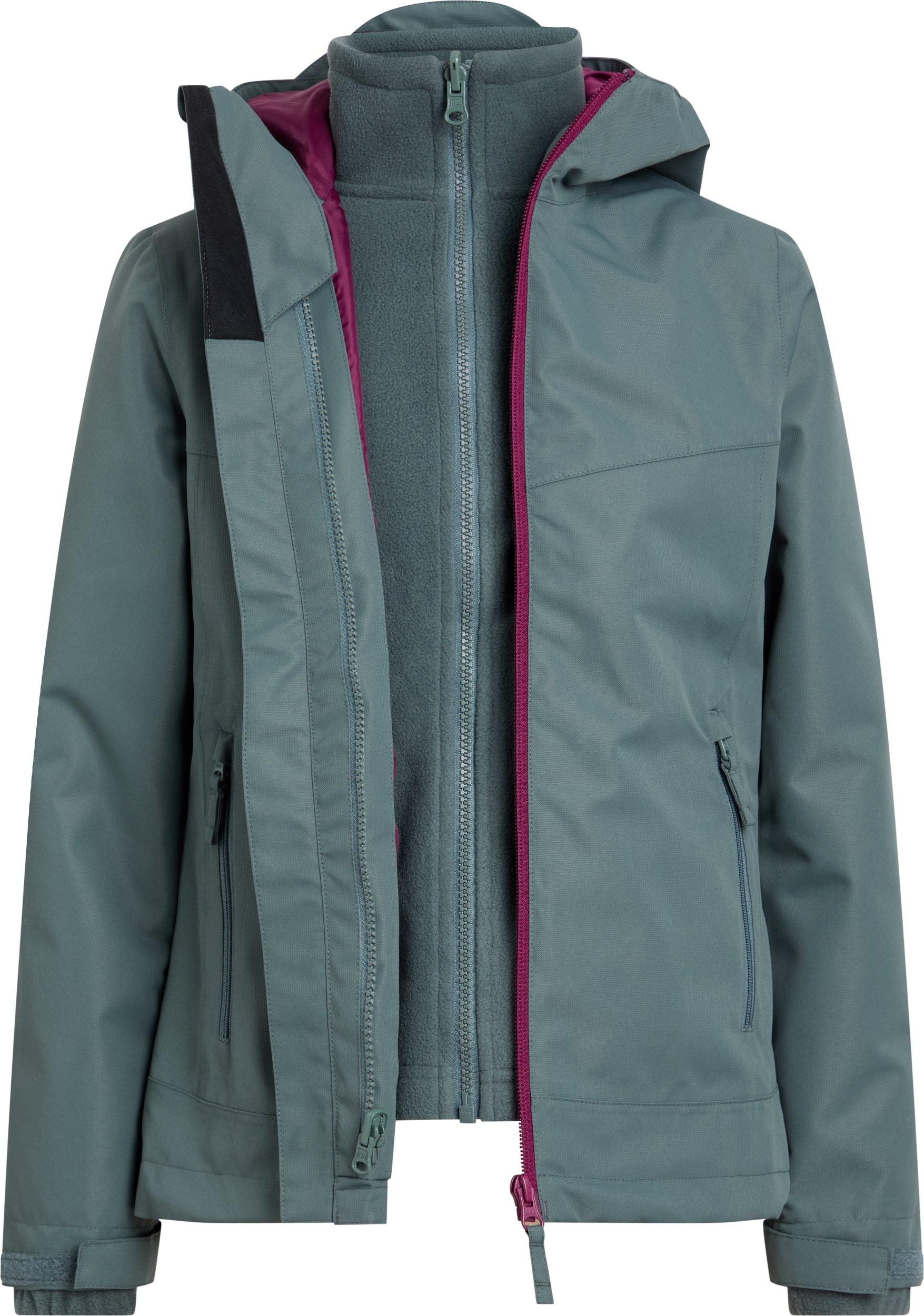 McKINLEY Outdoorjacke »Funktions-Jacke Justin 3:1 III G« mit Kapuze mit AQUAMAX-Membran, atmungsaktiv 5000