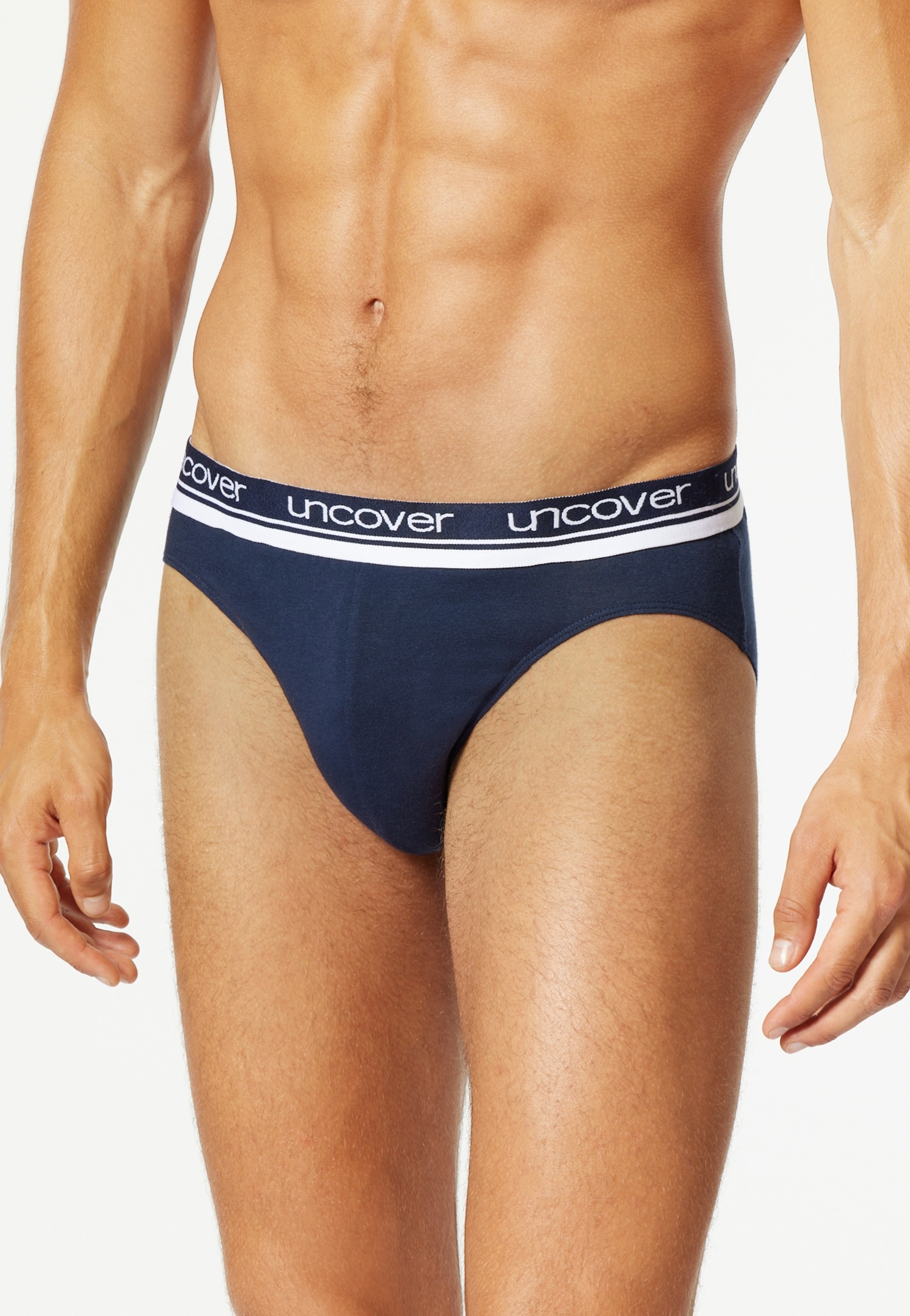 uncover by SCHIESSER Slip rio »Uncover Cotton« 3er Pack,  elastisch, sportlicher-Look, ohne Eingriff, Logo-Bund