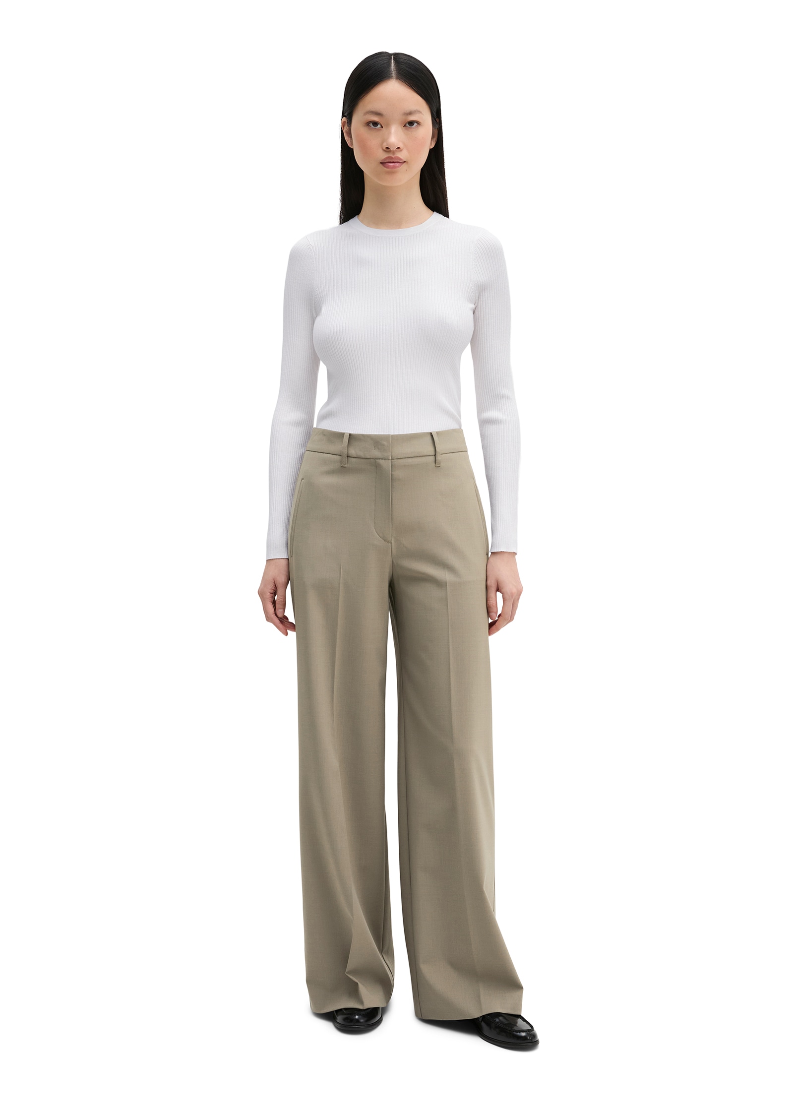 Marc O'Polo Pantalon de costume »DFB Travel Collection«  en laine extensible, taille normale