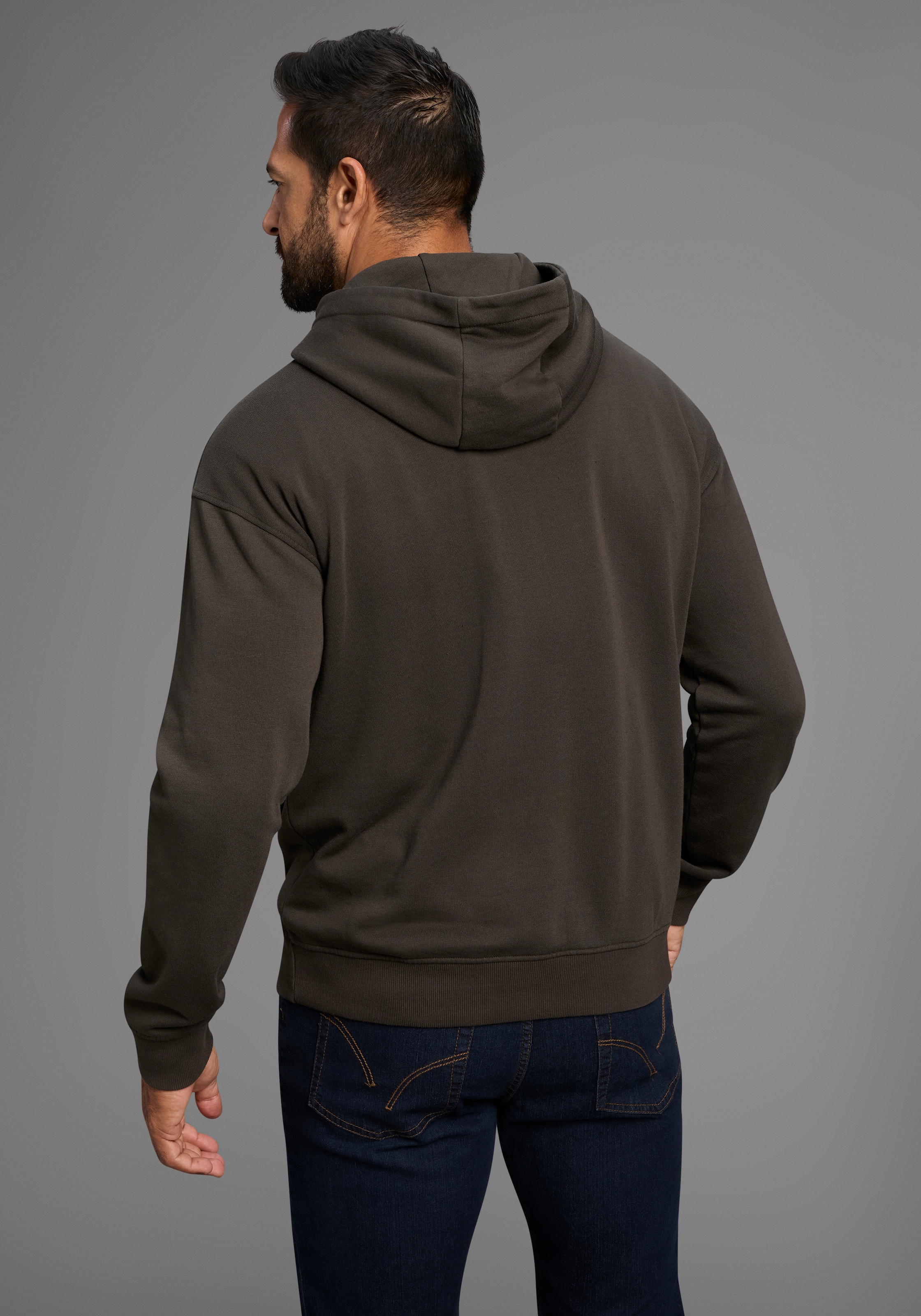 H.I.S Sweat à capuche , ohne Kordeln an der Kapuze
