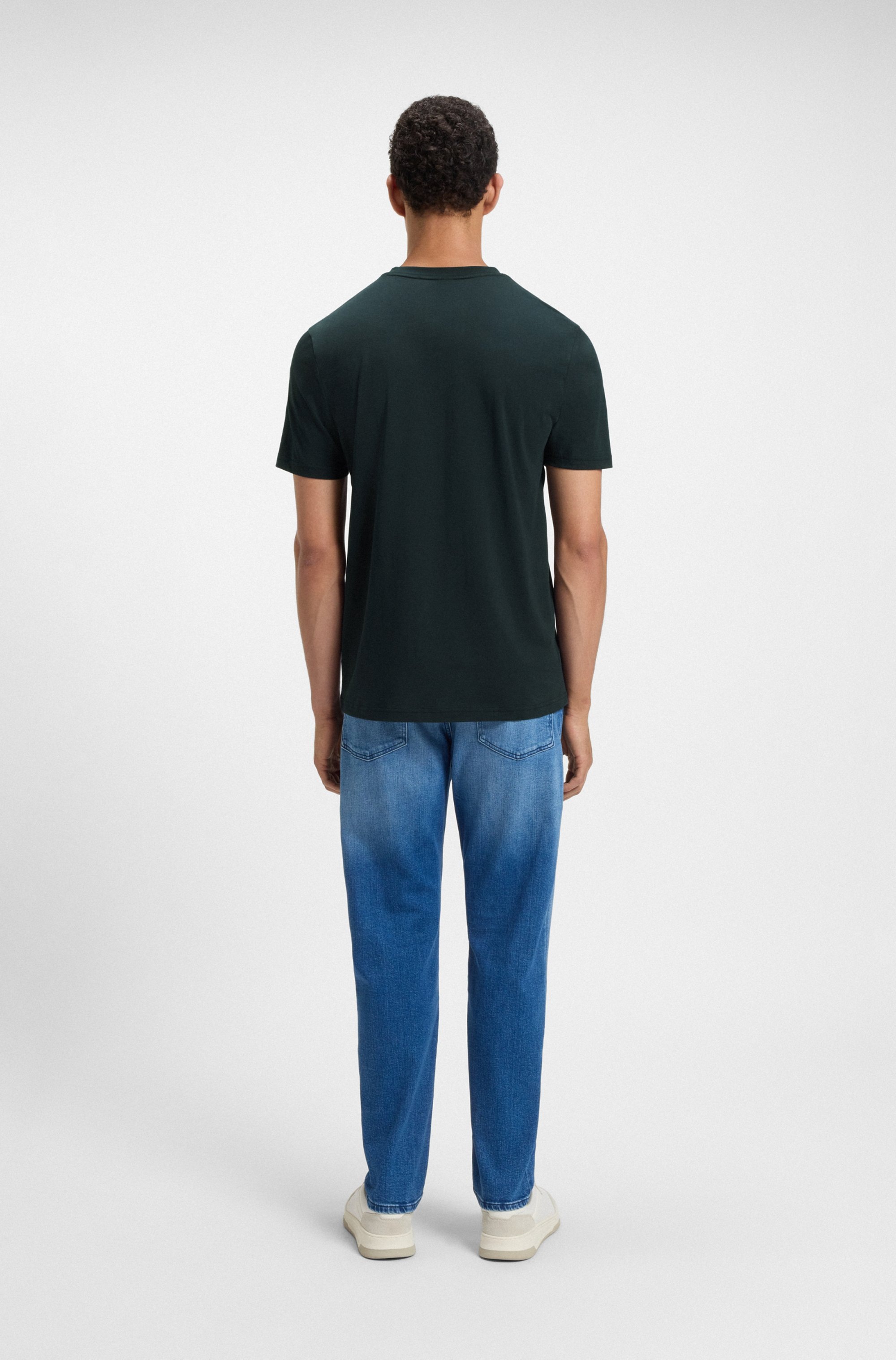 BOSS ORANGE T-Shirt »Thinking« 1 Stk. Rundhalsausschnitt, Regular Fit, grosser Logodruck