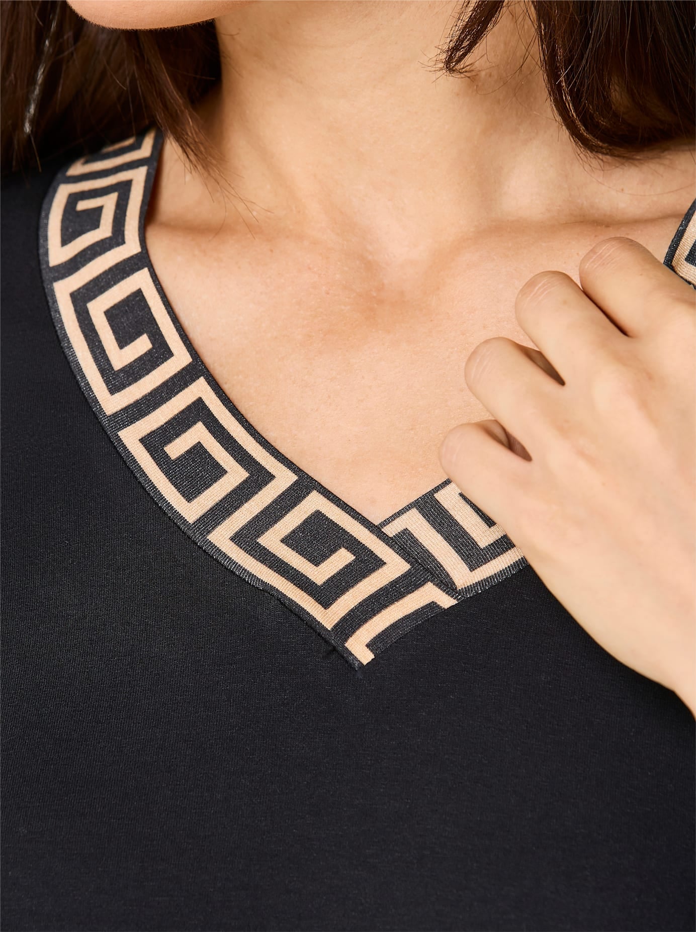 CREATION L PREMIUM T-shirt à manches longues »Longshirt« 1 pièces