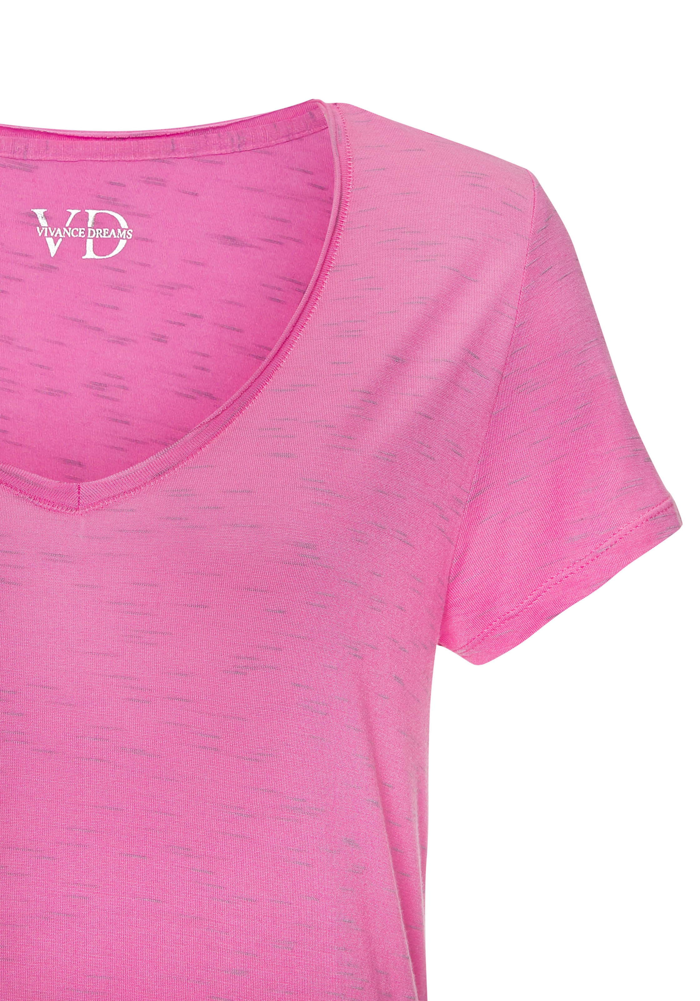 Vivance Dreams Chemise de nuit mit schönem Melange-Effekt