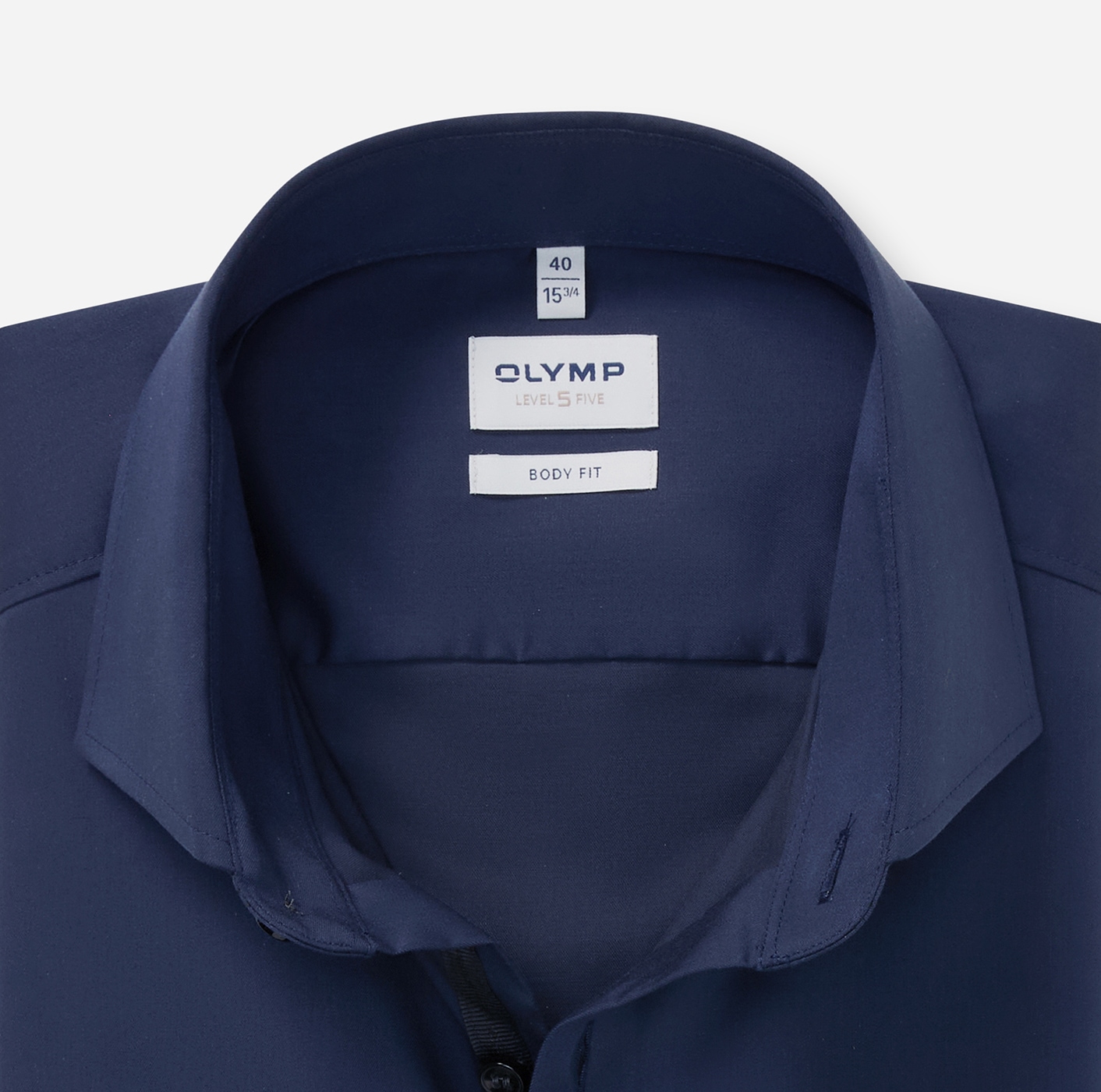 OLYMP Chemise à manches longues »Level Five« Businesshemd, unifarben, body fit, Royalkentkragen