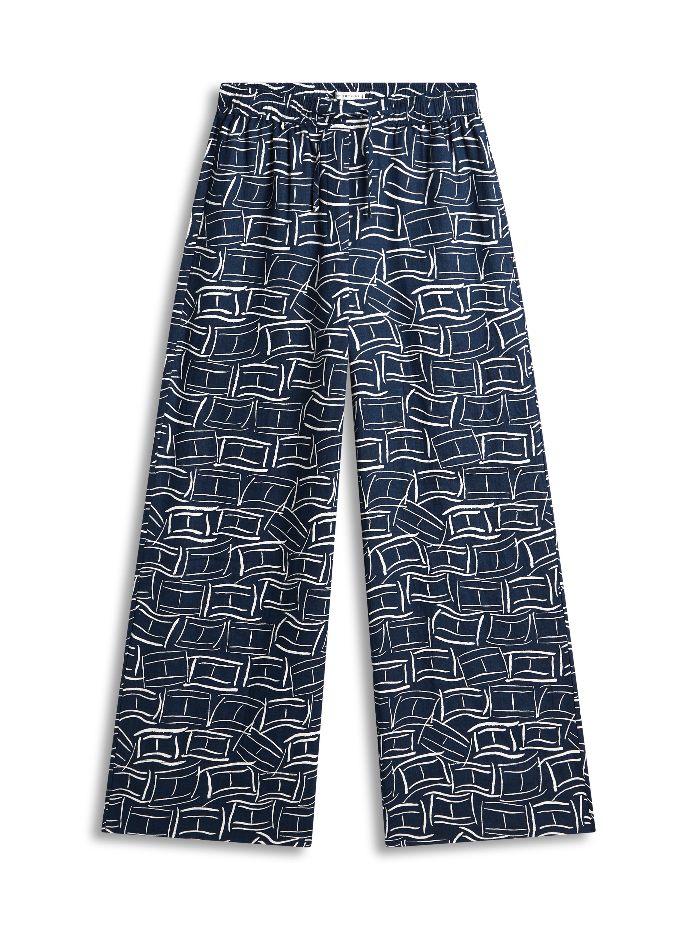 Tommy Hilfiger Leinenhose »ESS LINEN PULL ON PANTS«  in lockerer Passform, Elastikbund