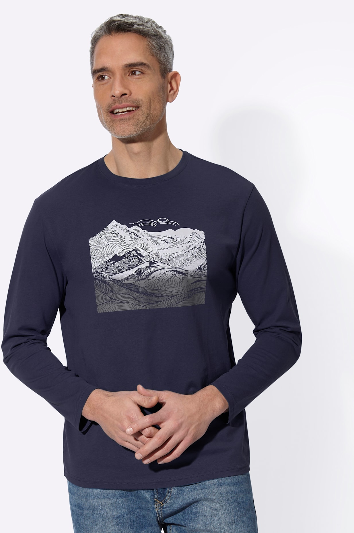 Classic T-shirt à manches longues »Freizeitshirt« 1