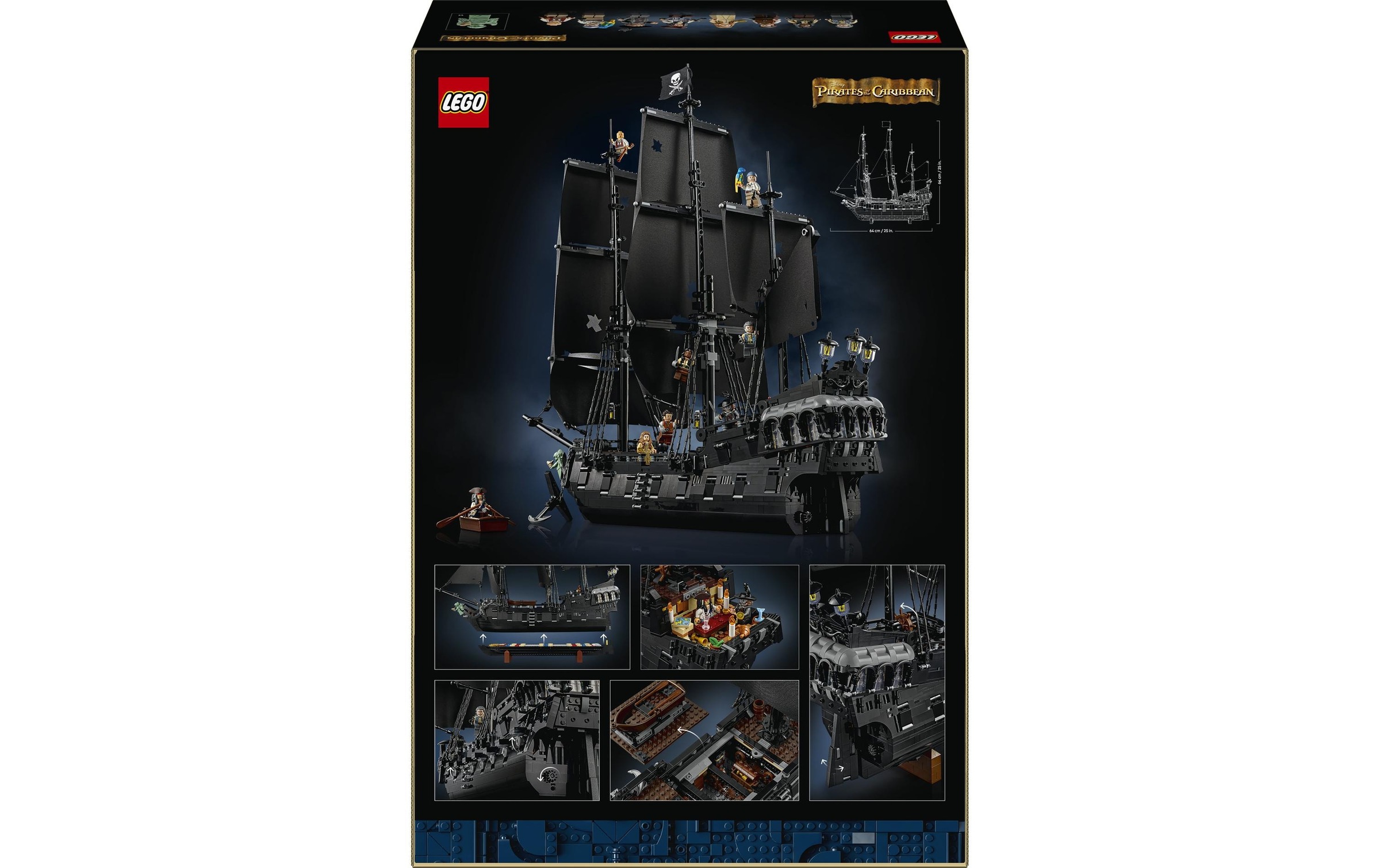 LEGO® Konstruktionsspielsteine »Icons Captain Jack Sparrows Piratenschiff 10365«