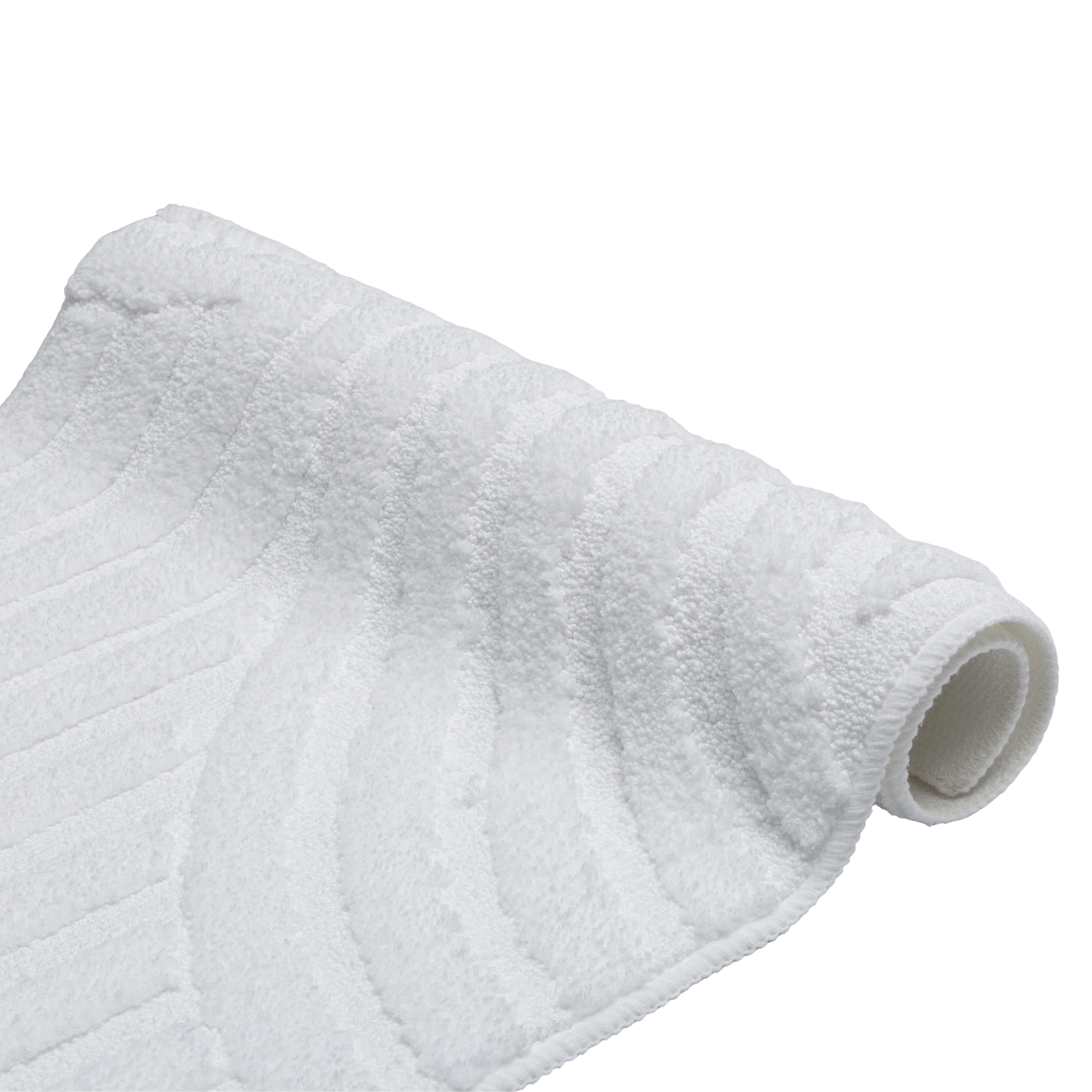 GOODproduct Tapis de bain »Regona Scandi, Badvorleger, Badezimmer Teppich, Duschvorleger« Höhe 10 mm revêtement antidérapant Résistant Tapis de bain, couleurs unies, effet relief, motif moderne, Zen