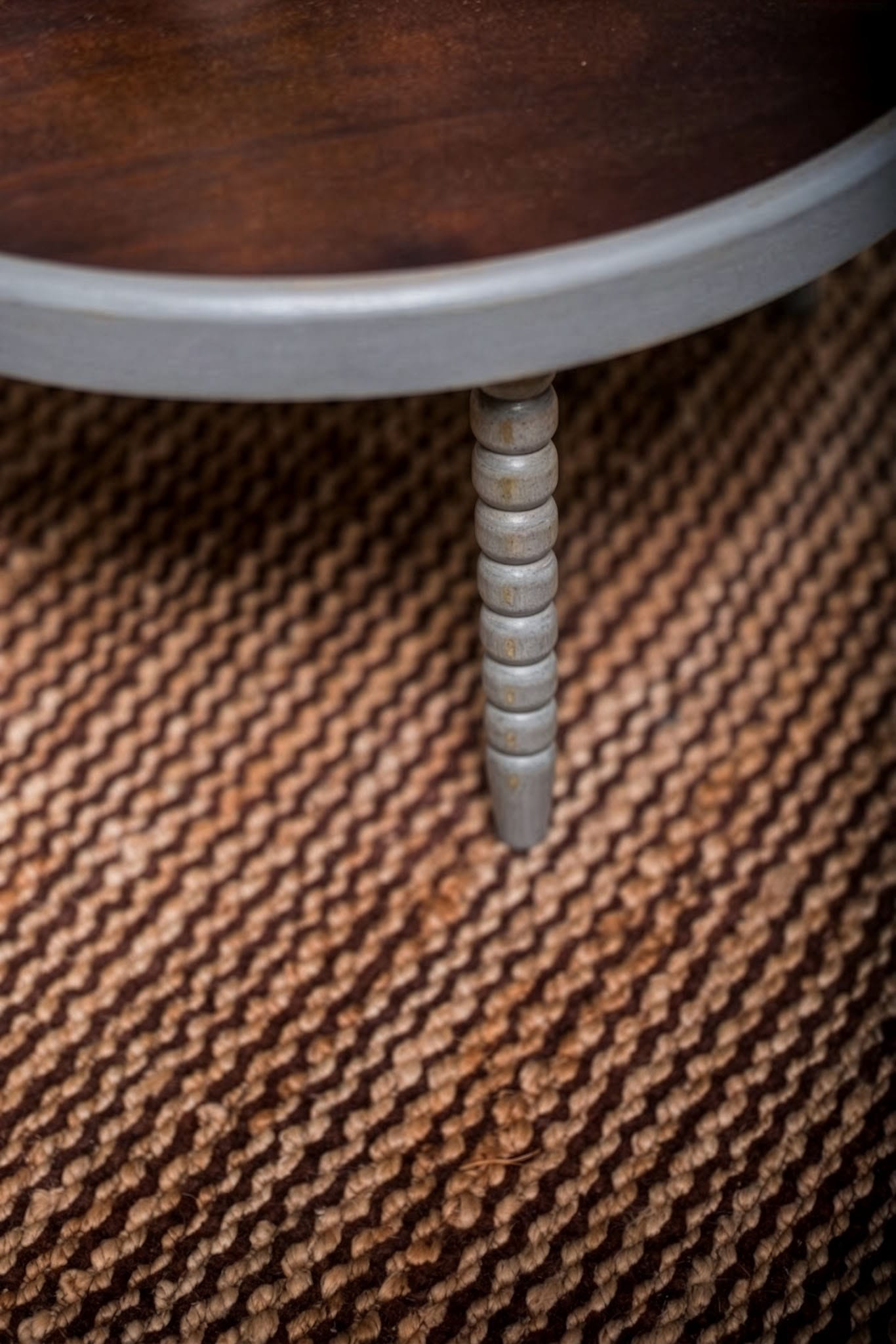 GOODproduct Table basse »Kayakalp« Bois massif de manguier, travail artisanal