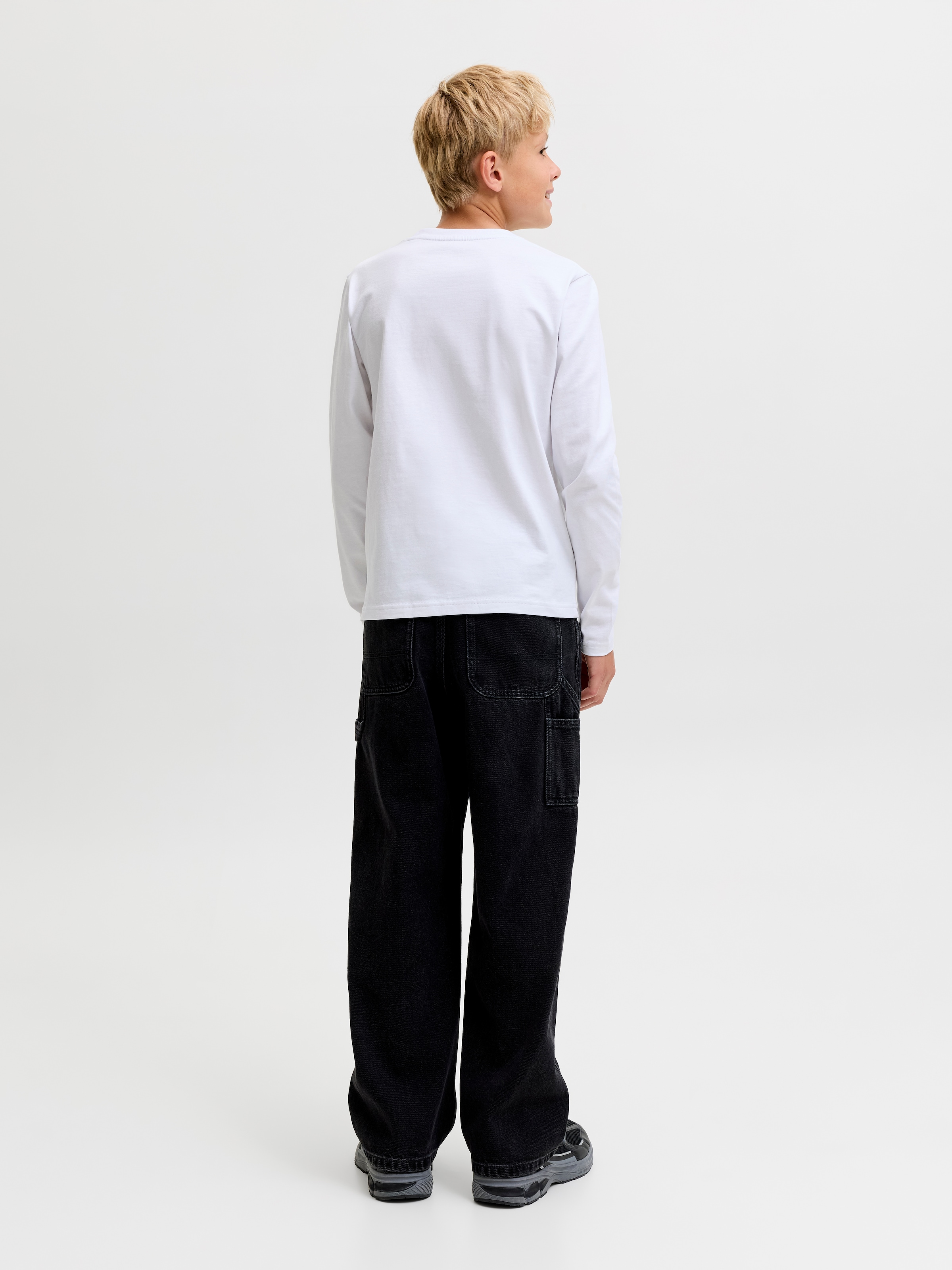 Jack & Jones Junior T-Shirt »JJEORGANIC RLX TEE LS O-NECK NOOS JNR« Baumwolle,