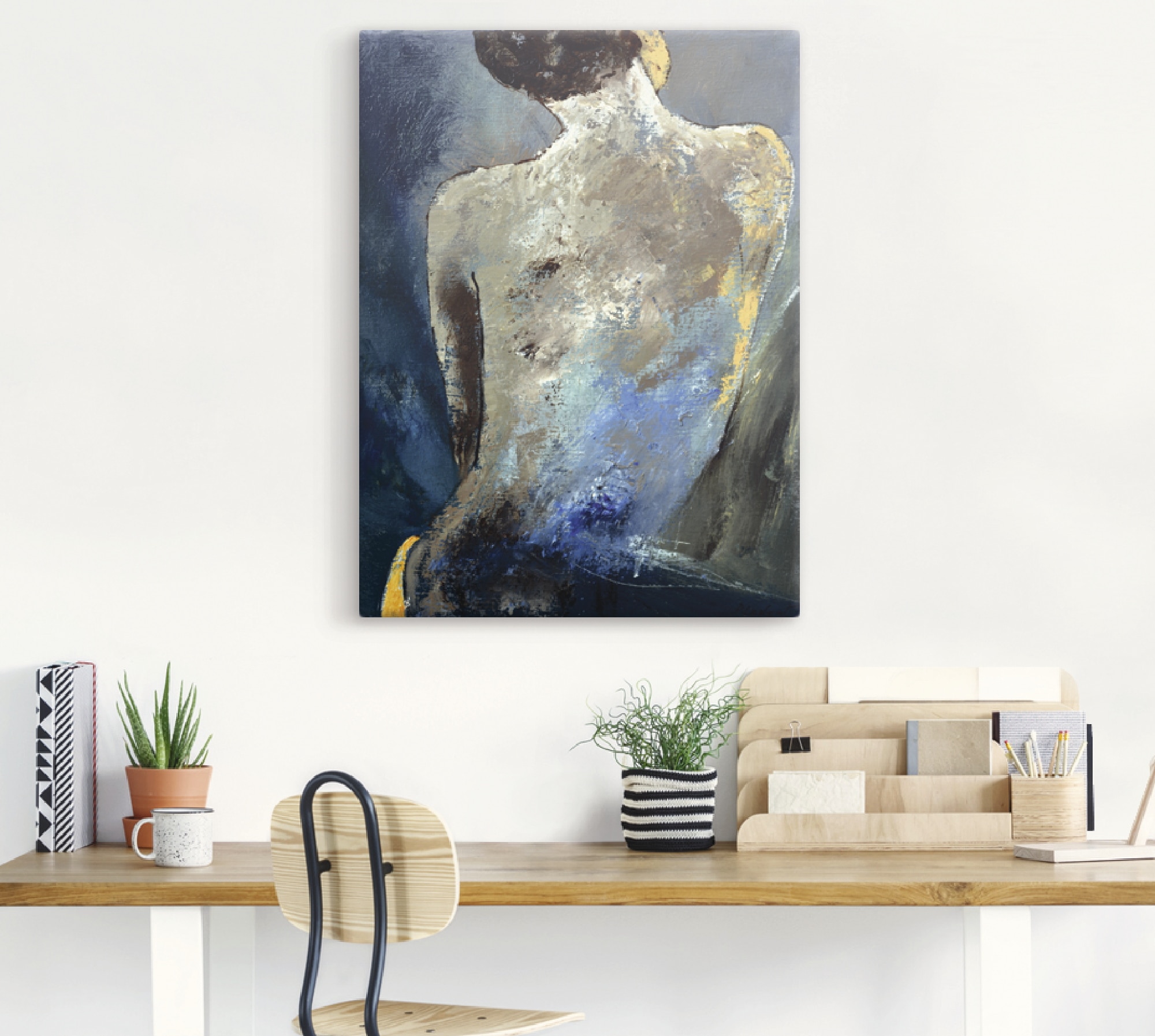 Artland Leinwandbild »Rücken einer Nackten« Frau 1 Stk. tlg. auf Holzrahmen gespannt