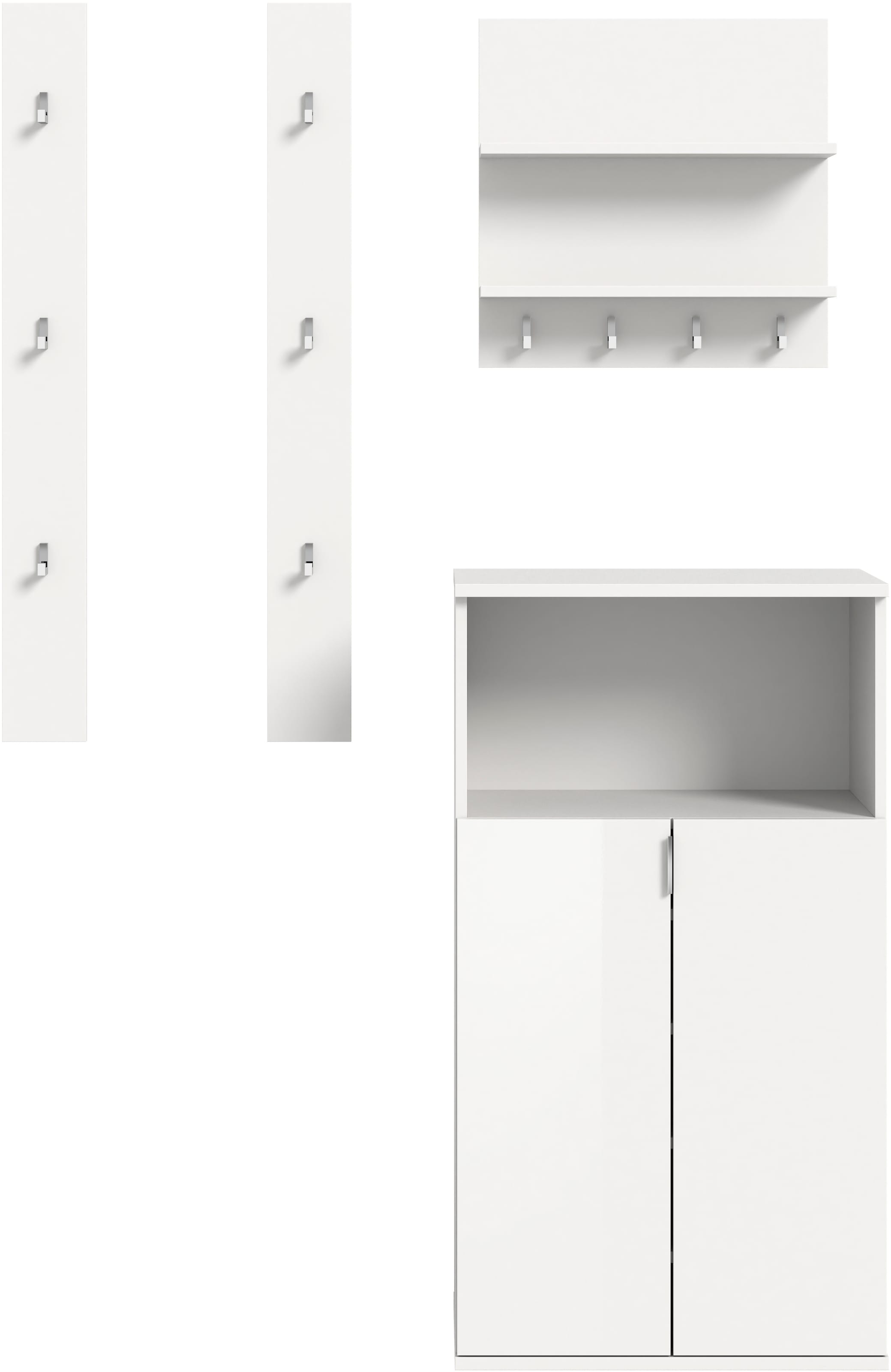 INOSIGN Garderoben-Set »Trondheim, Garderobenset 3-tlg. Breite 111 cm,« 3 Stk. tlg.