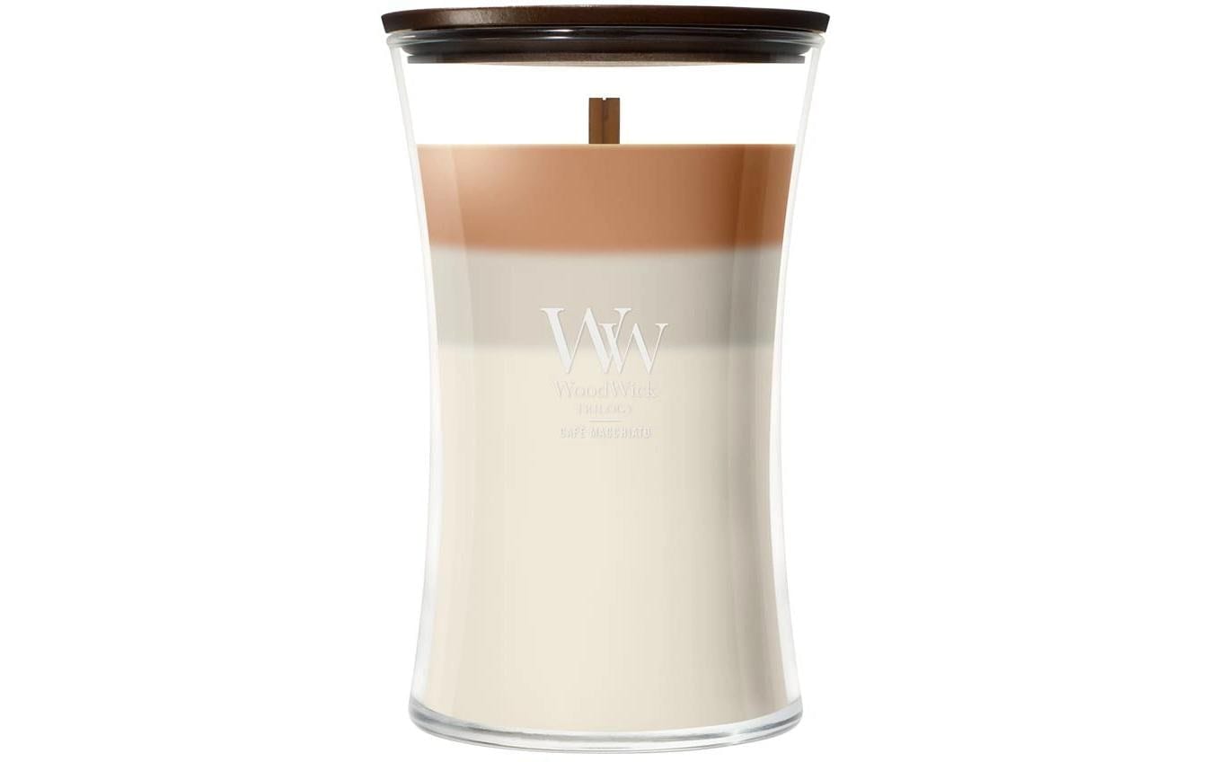 Woodwick Bougie parfumée »Café Macchiato Trilogy Large Jar«