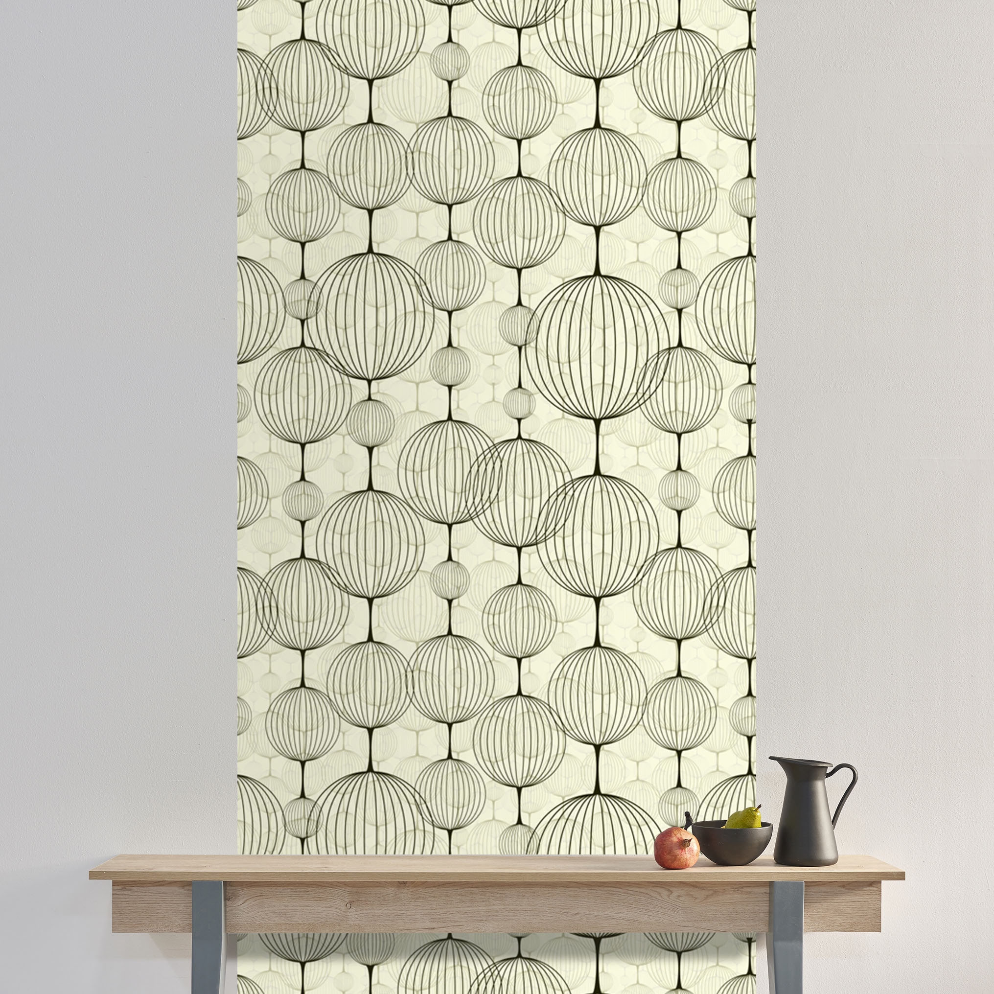 queence Vinyltapete »Diras« Farbverlauf | abstrakt | bedruckt | gemustert glatt 90x250cm, selbstklebend, kinderleichte Anbringung, , Sticker