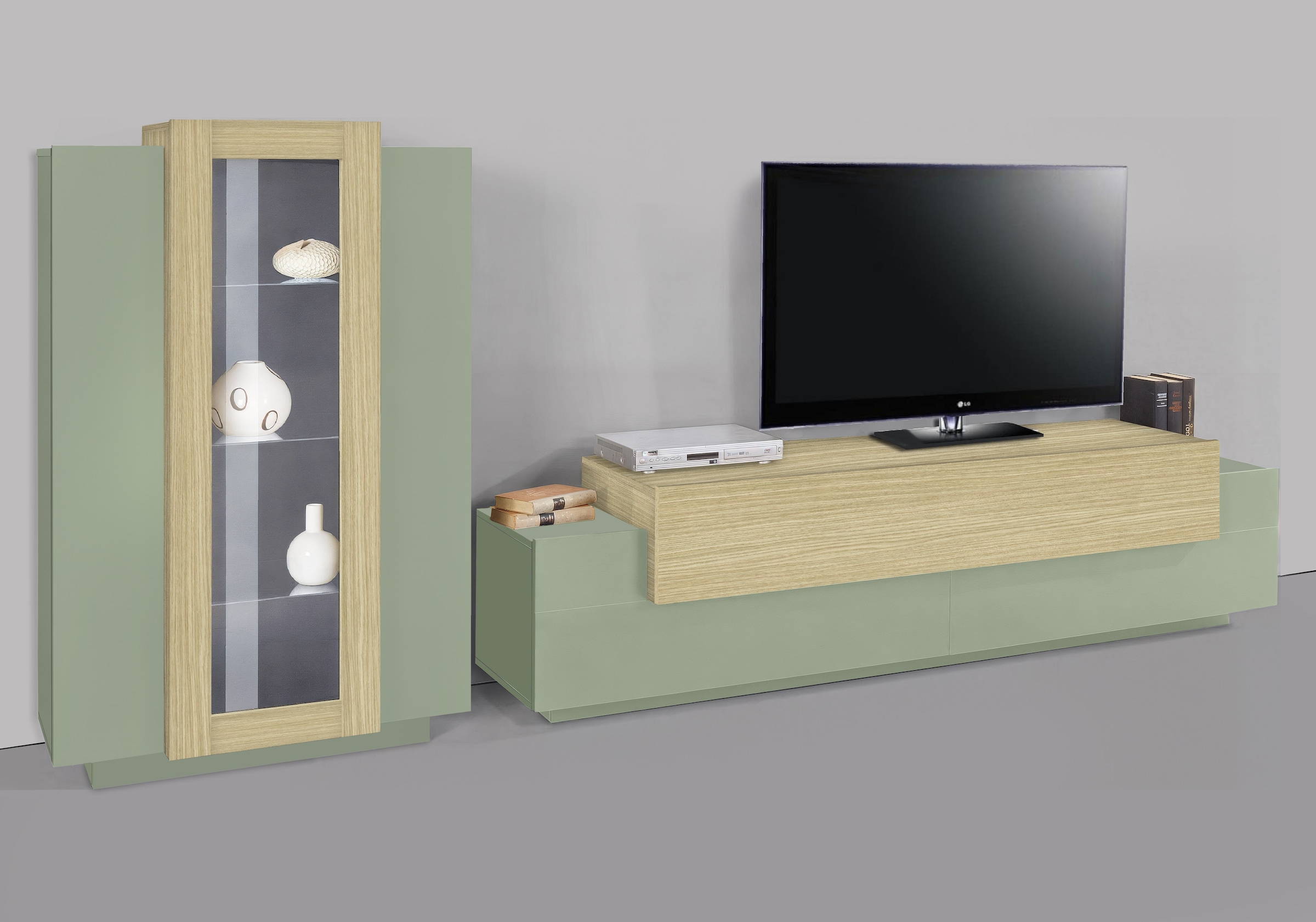 Home affaire Meuble mural »Coro, Anbauwand, Medienwand« Ensemble, 2 cuis tlg.