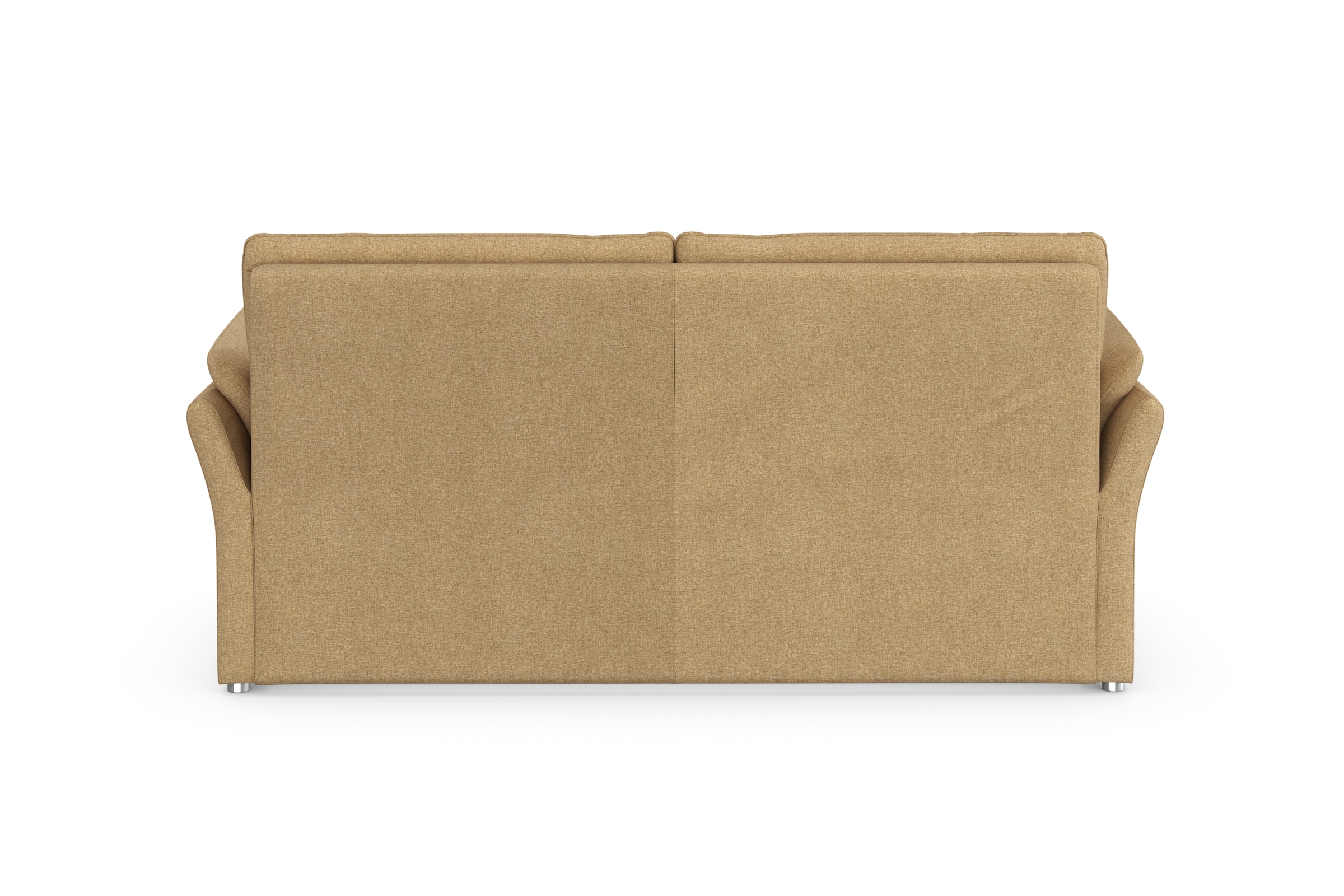 DOMO collection 2,5-Sitzer »Pina, schmale Armlehnen, mit Federkern, kompakt & elegant« Hoher Sitzkomfort, Feinstruktur, beige, Breite 199 cm