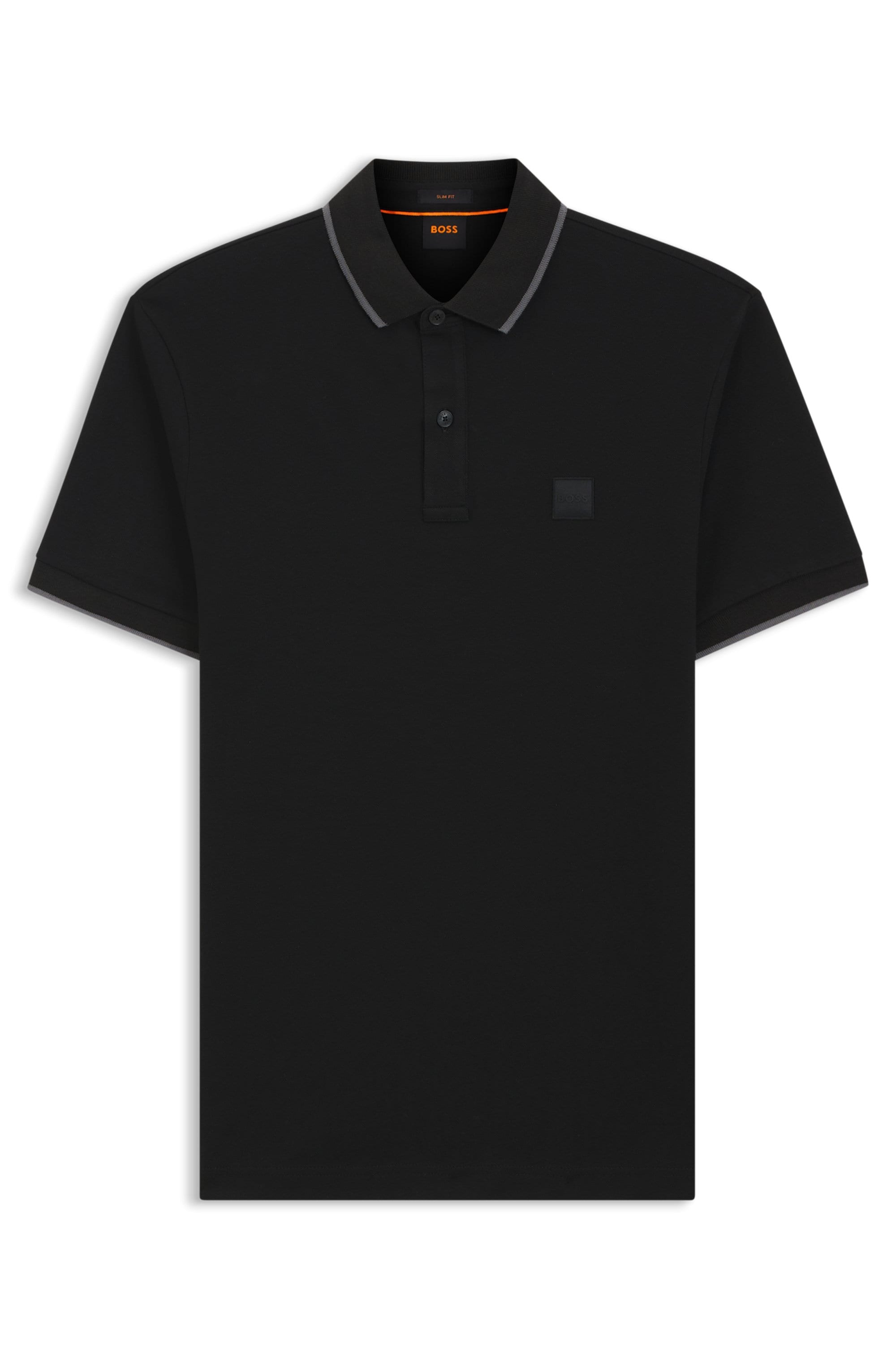 BOSS ORANGE Polo »Passertip« mit BOSS Logo-Badge