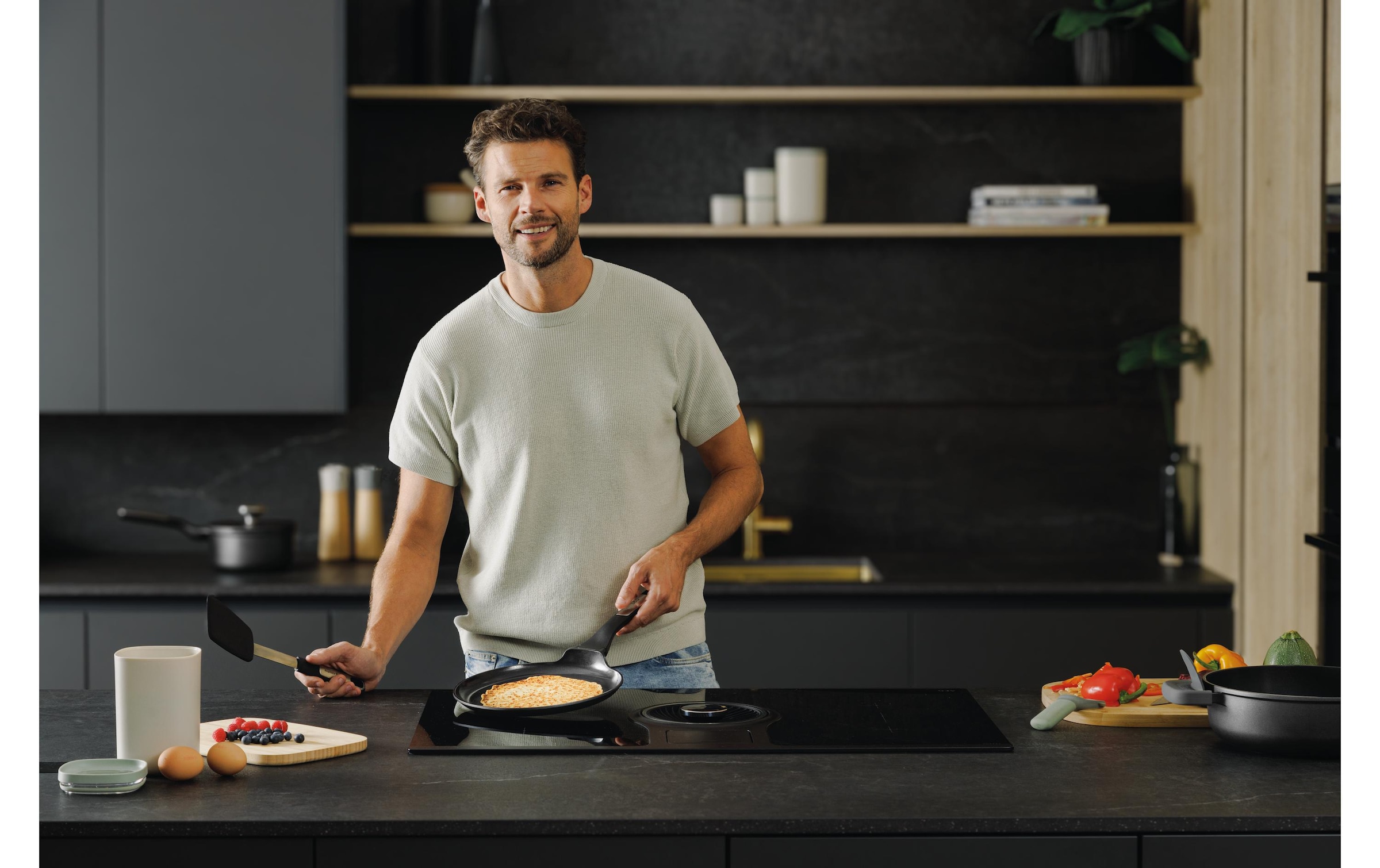 BergHOFF Crêpepfanne »Leo Phantom 25 cm« Aluminium