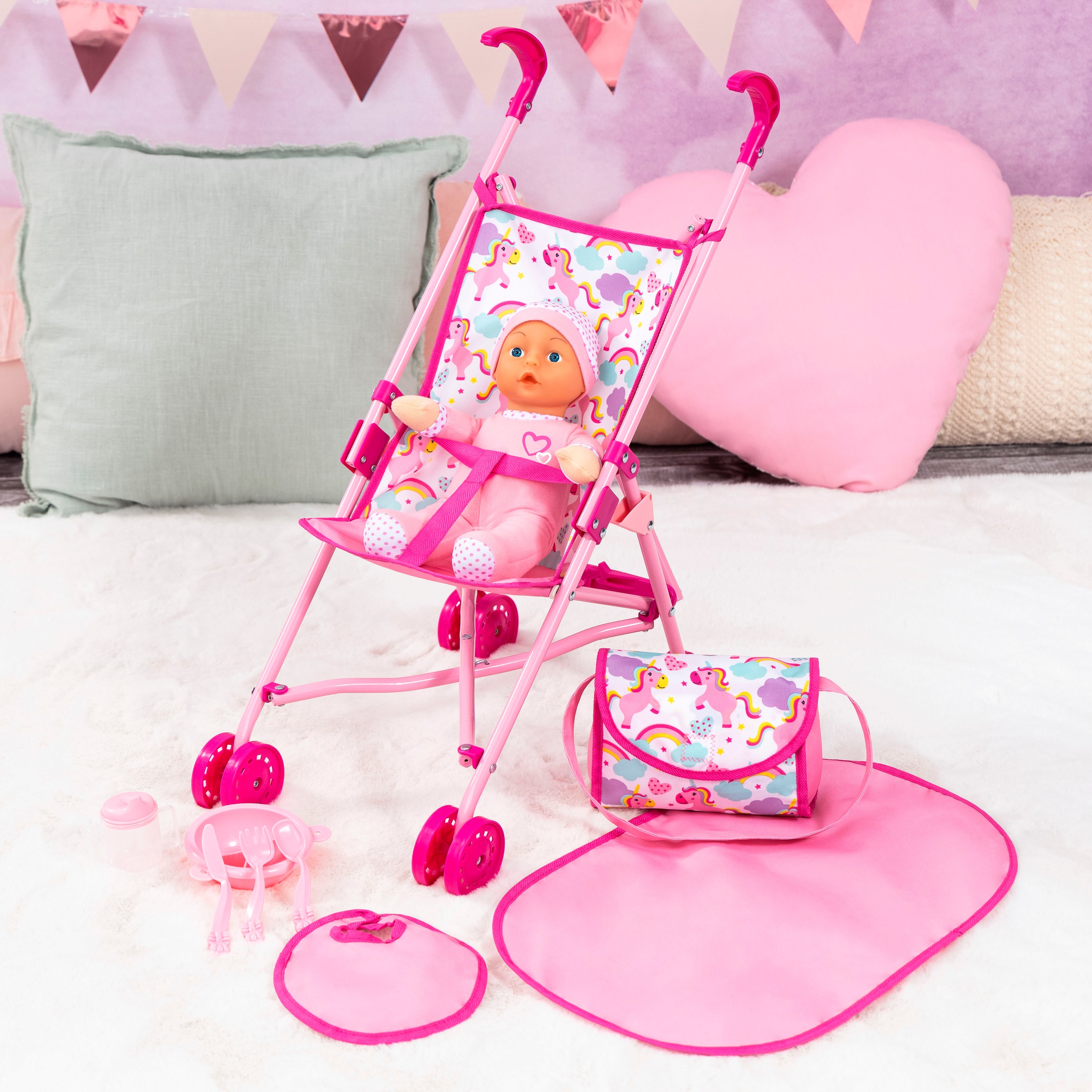 Bayer Puppenbuggy »Set mit Puppe«