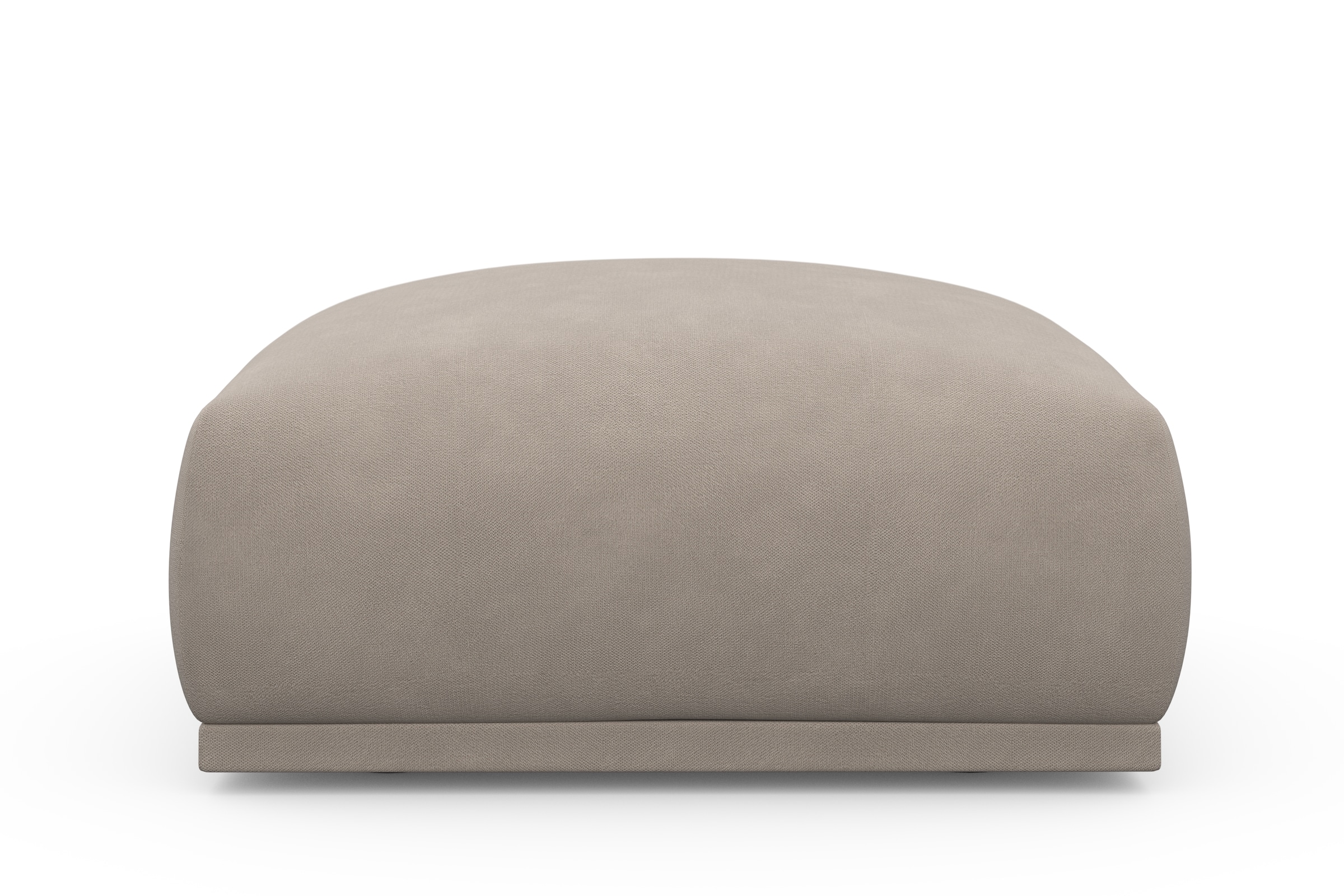 TRENDMANUFAKTUR Tabouret »Braga Japandi-Design, mit hochwertigem Kaltschaum, quadratisch, in« 1 cuis tlg. pouf rembourré moderne, 85/42/85 cm (L/H/P)