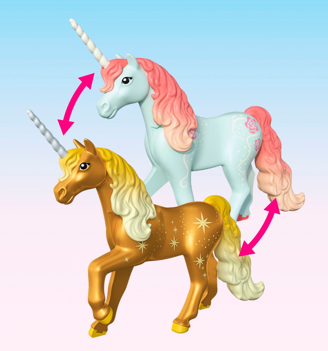 Playmobil® Jeu de construction »Gemütliches Feenzuhause mit Goldeinhorn und Stall (71838)« Princess Magic; Made in Germany