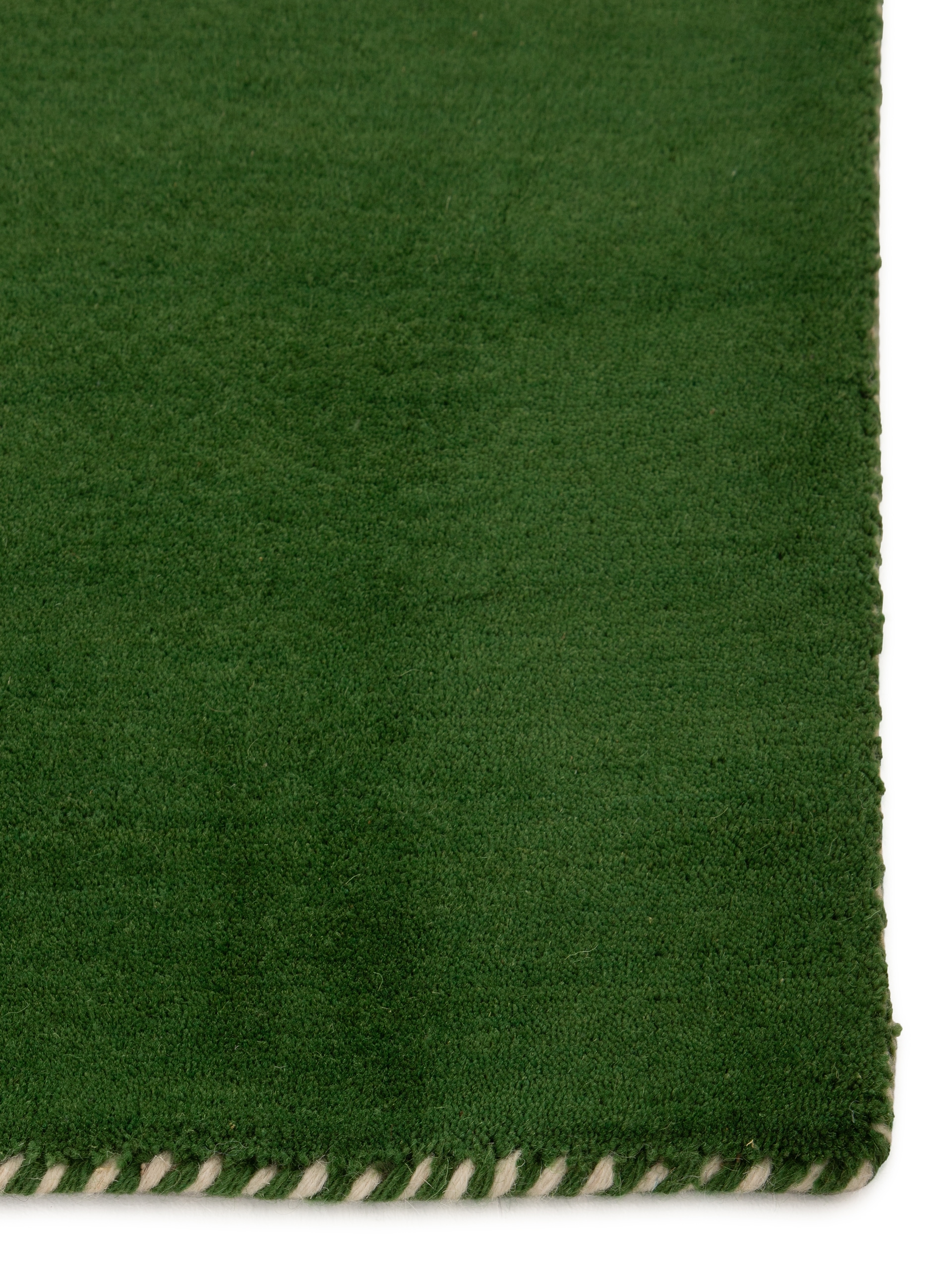 carpetfine Tapis en laine »Gabbeh Lola Uni« Rectangulaire 14 mm Höhe mit natürlichem Pflanzenmaterial von Hand gewebt, auch in Rund