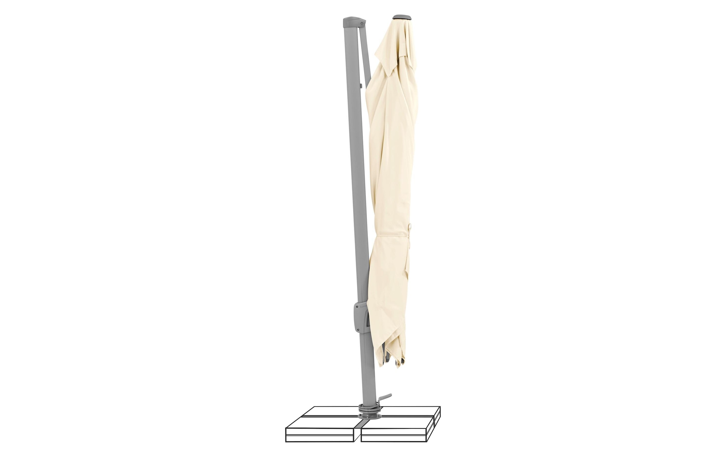   Parasol »Suncomfort by Glatz Sunflex, Ø 300 cm« Grosser Freiarmschirm für den Aussenbereich