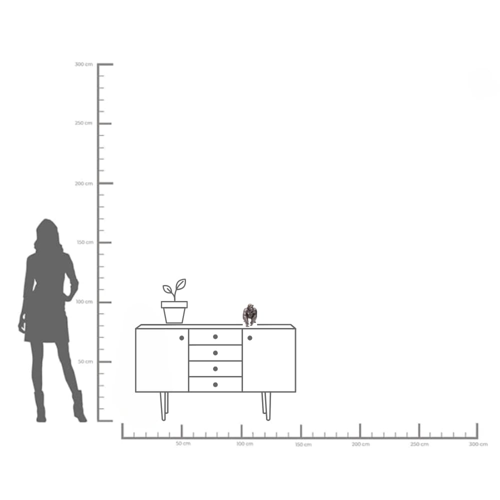 Kare Design Figurine de décoration »Deko Figur Monkey Beach«