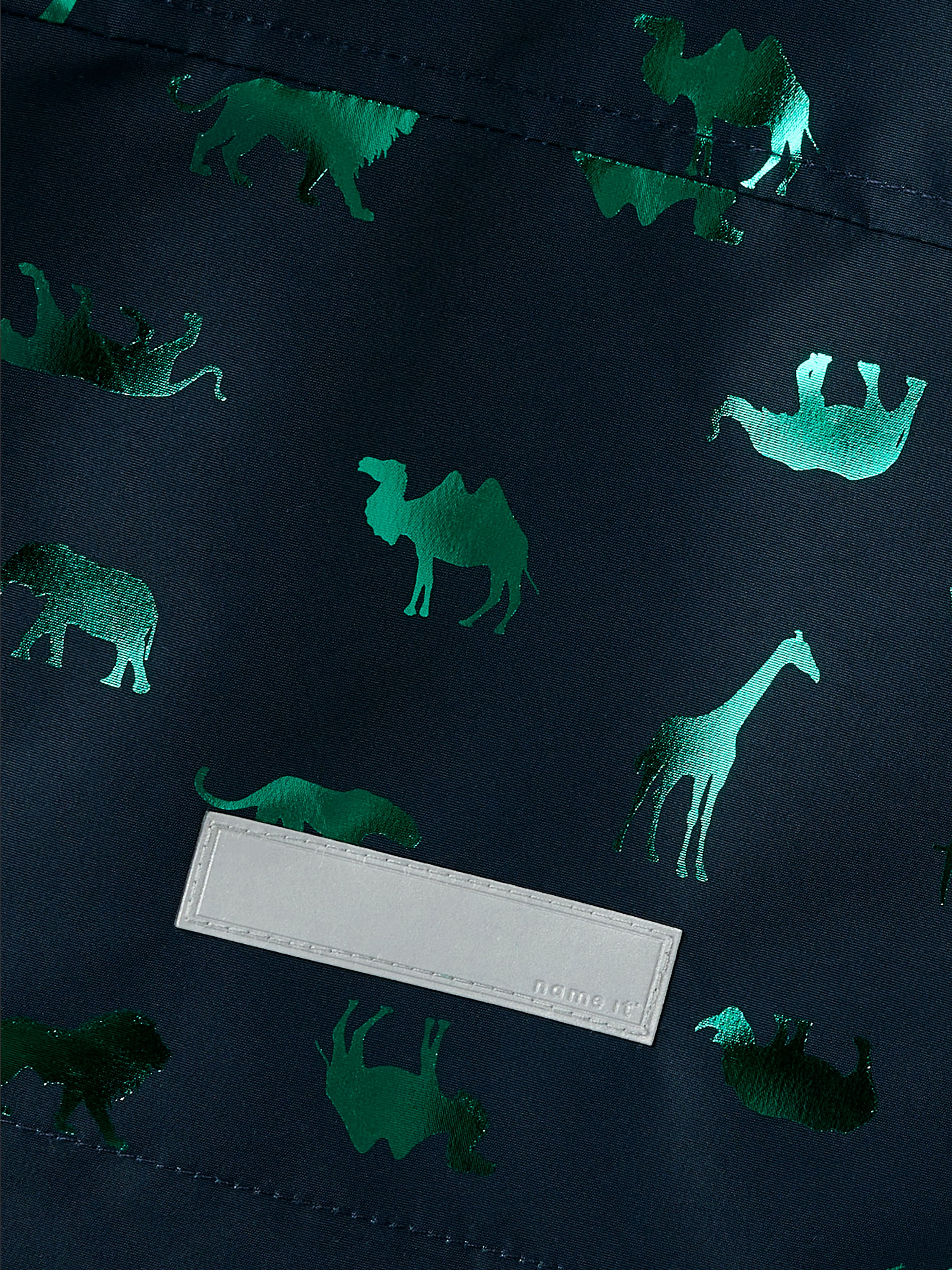 Name It Outdoorjacke »NMMMAX JACKET LI FOIL AOP« mit Kapuze