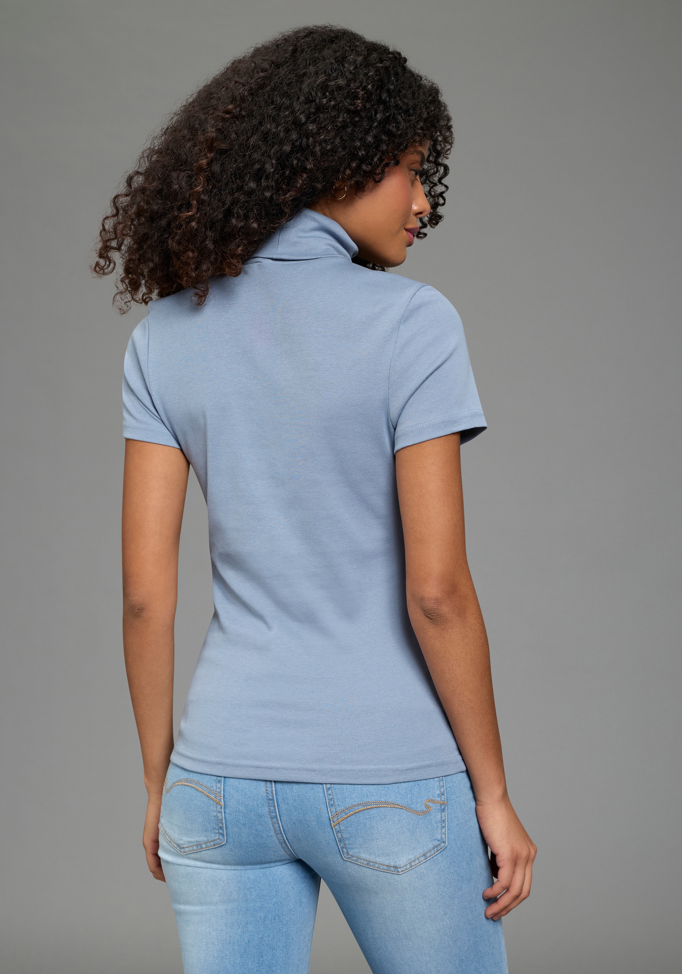 Flashlights T-shirt à col roulé Packung, 2er-Pack, 2 cuis eng geschnitten,  aus elastischem Material,  im 2er-Pack