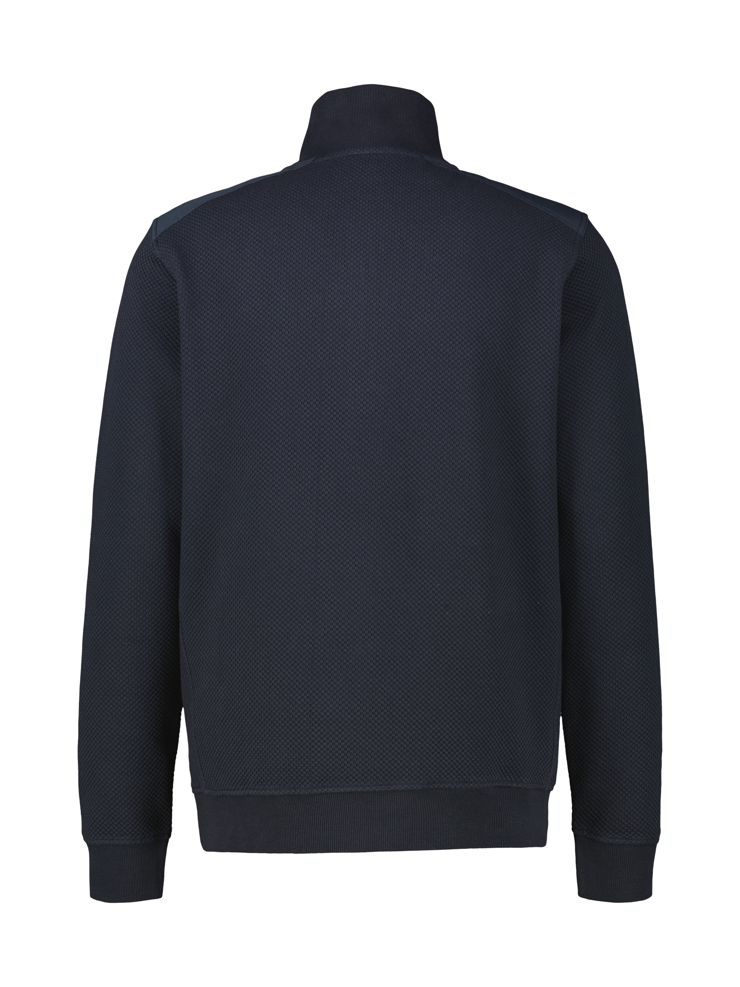 LERROS Sweatshirt »LERROS Struktur-Troyer in Grossen Grössen«