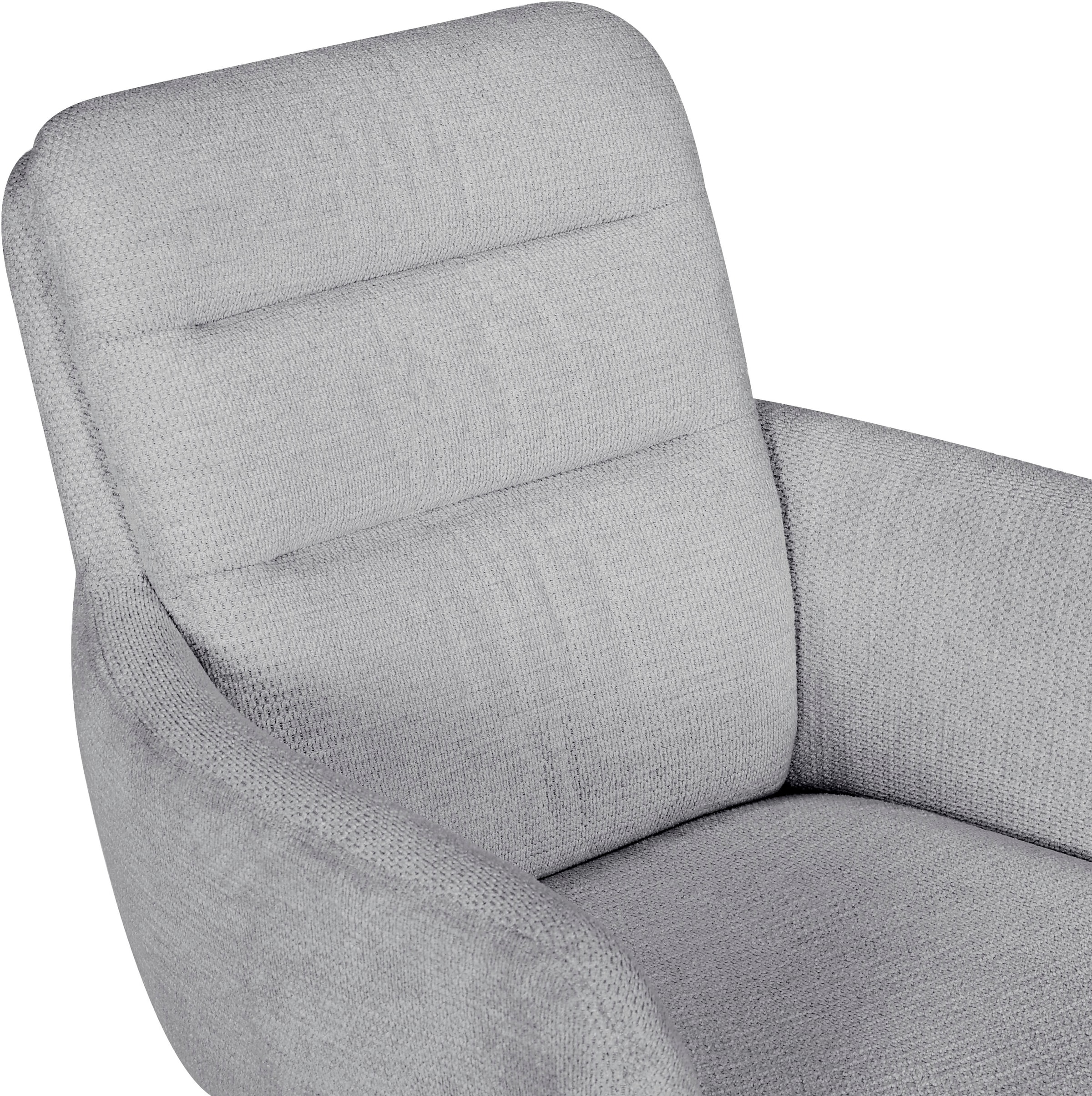 GOODproduct Chaise de salle à manger »Asly« (Ensemble) 2 cuisavec tissu tissé de haute qualité, structure métallique et fonction 360°