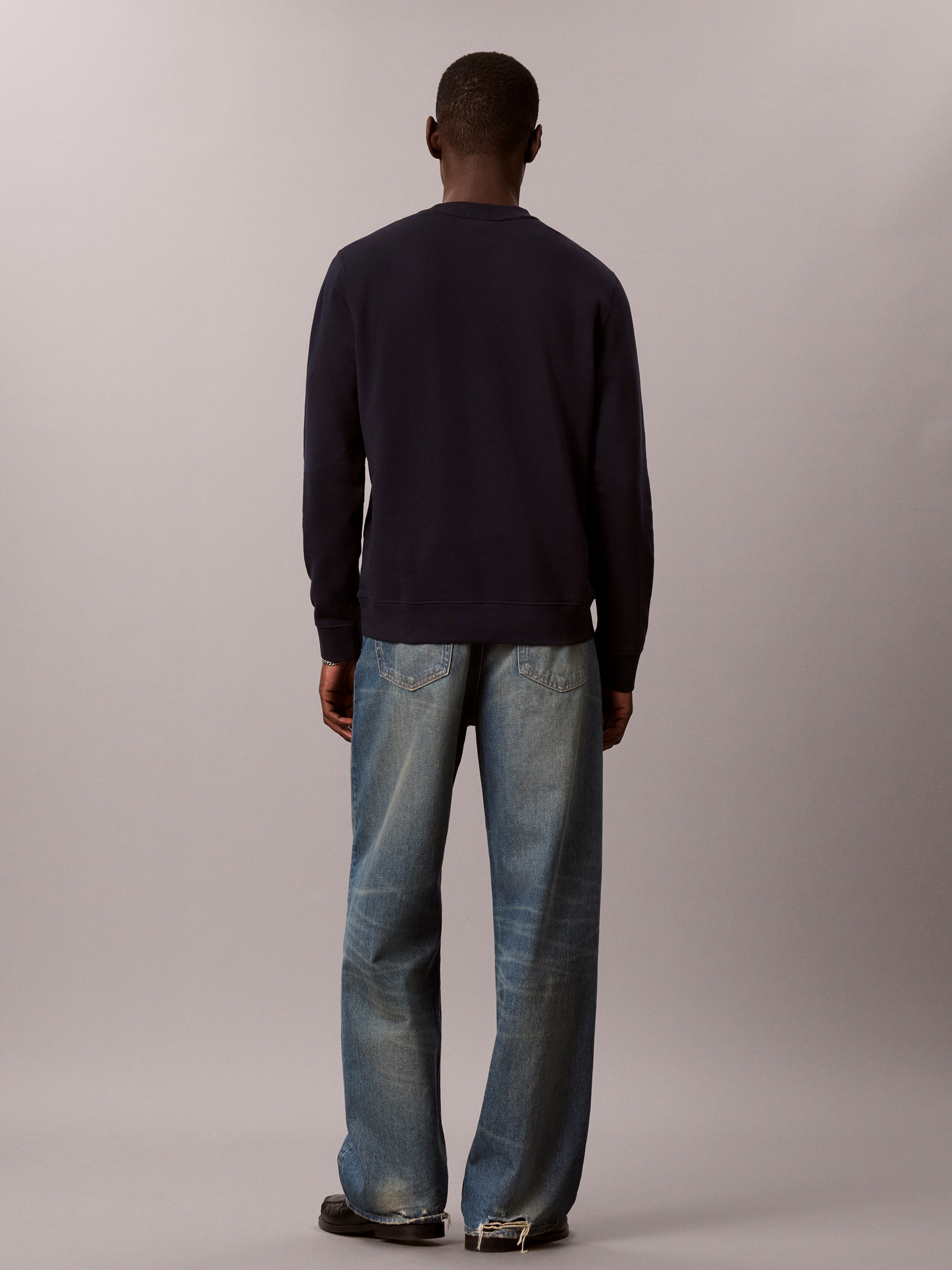Calvin Klein Jeans Sweatshirt , Rundhalsuasschnitt, Regular Fit, Logo-Stickerei
