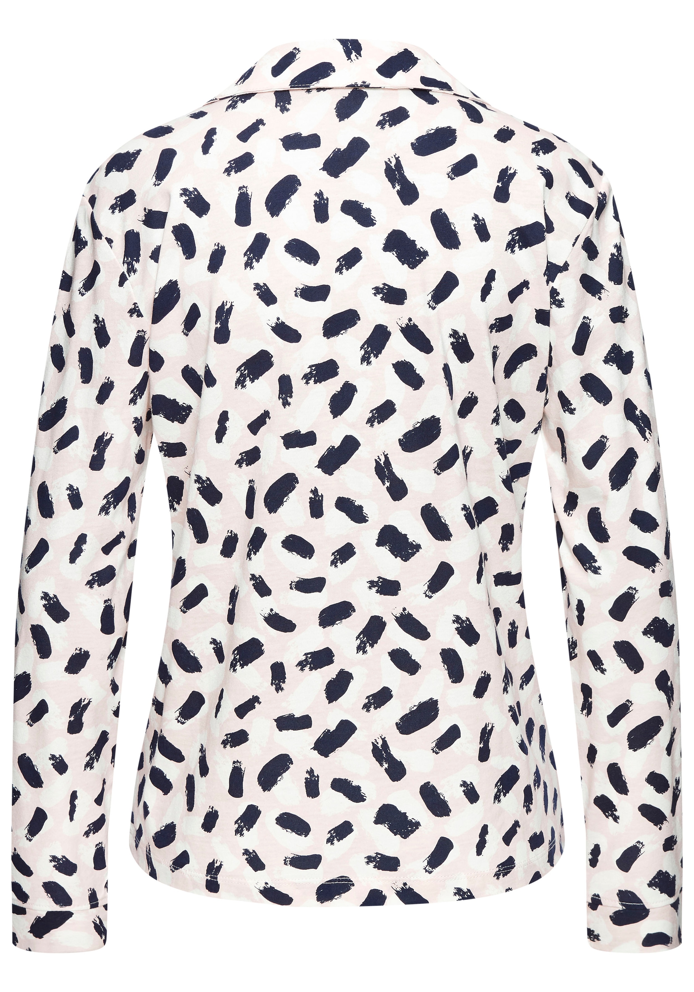 s.Oliver Haut de pyjama 1-teilig,  mit schönem Alloverdruck