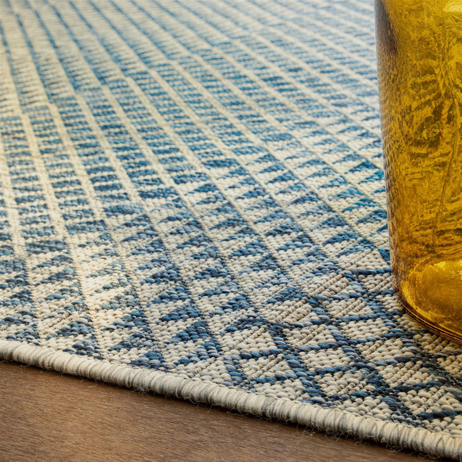 Kayoom Tapis »Nautic 887« Rectangulaire 7 mm Höhe Flachgewebe, In -und Outdoor geeignet