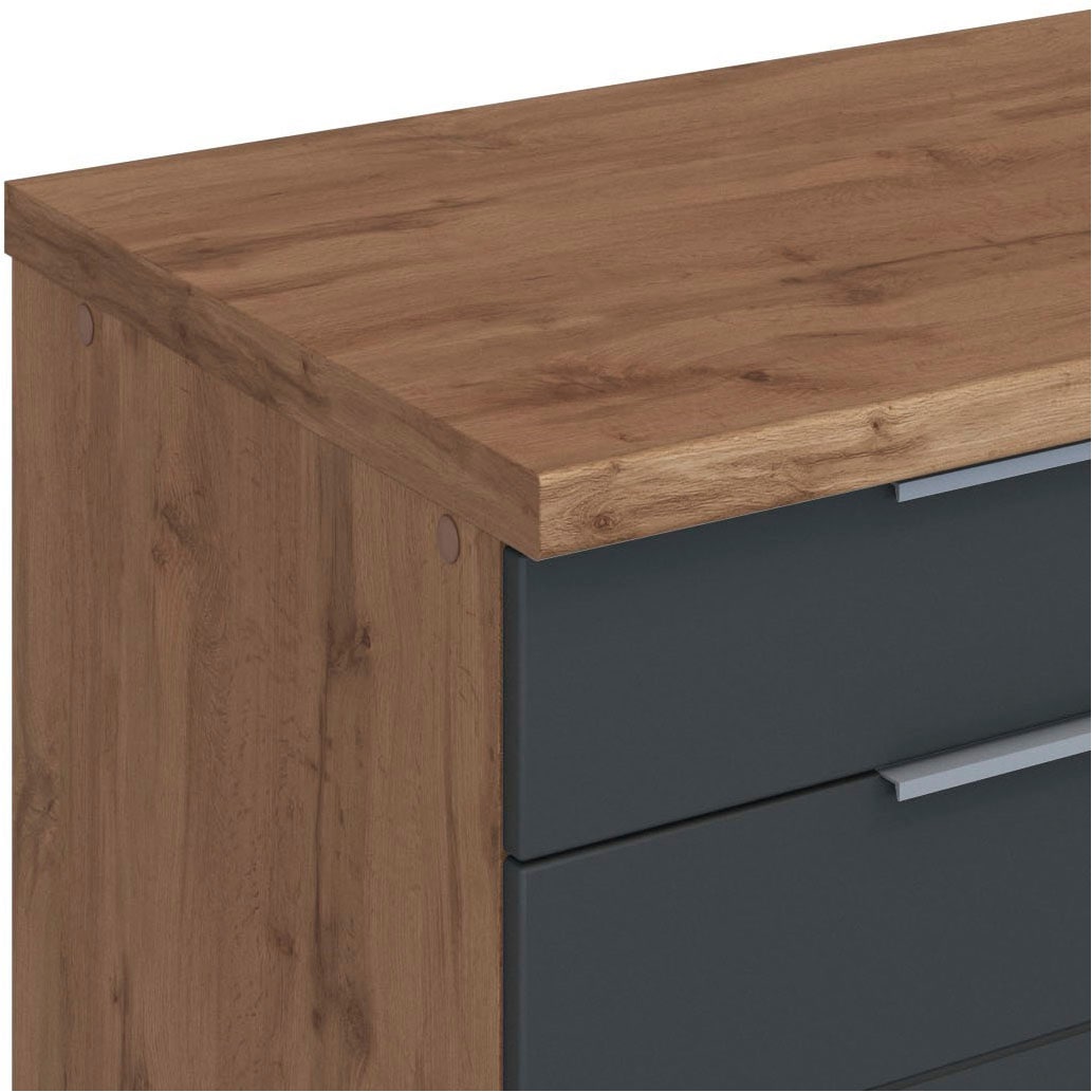KOCHSTATION Ilot de cuisine »KS-Luhe, Breite 153 cm, mit Flaschenregal« façades MDF, plan de travail épaisseur 38mm