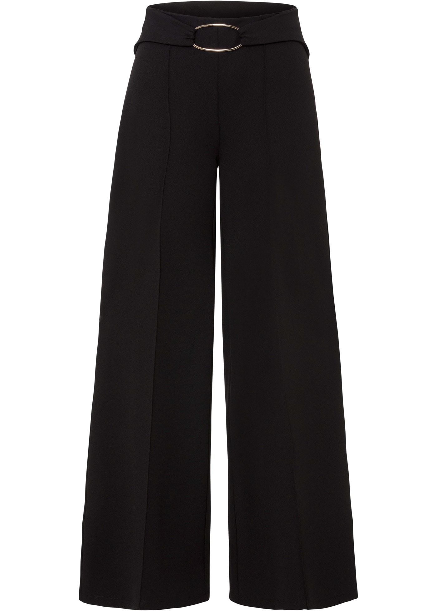 bonprix Pantalon palazzo »Palazzo-Hose«  aus Polyester und Elasthan, Loose Fit Passform, femininer Stil