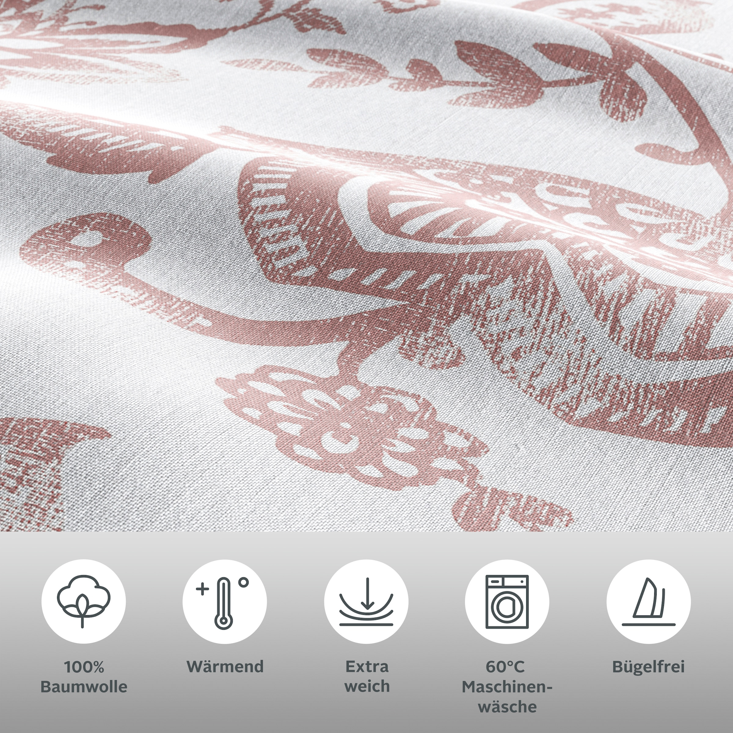 GOODproduct Bettwäsche »Nordby« 2 Bettwäsche aus Baumwolle, skandinavisches Design, ab Grösse 135x200 cm
