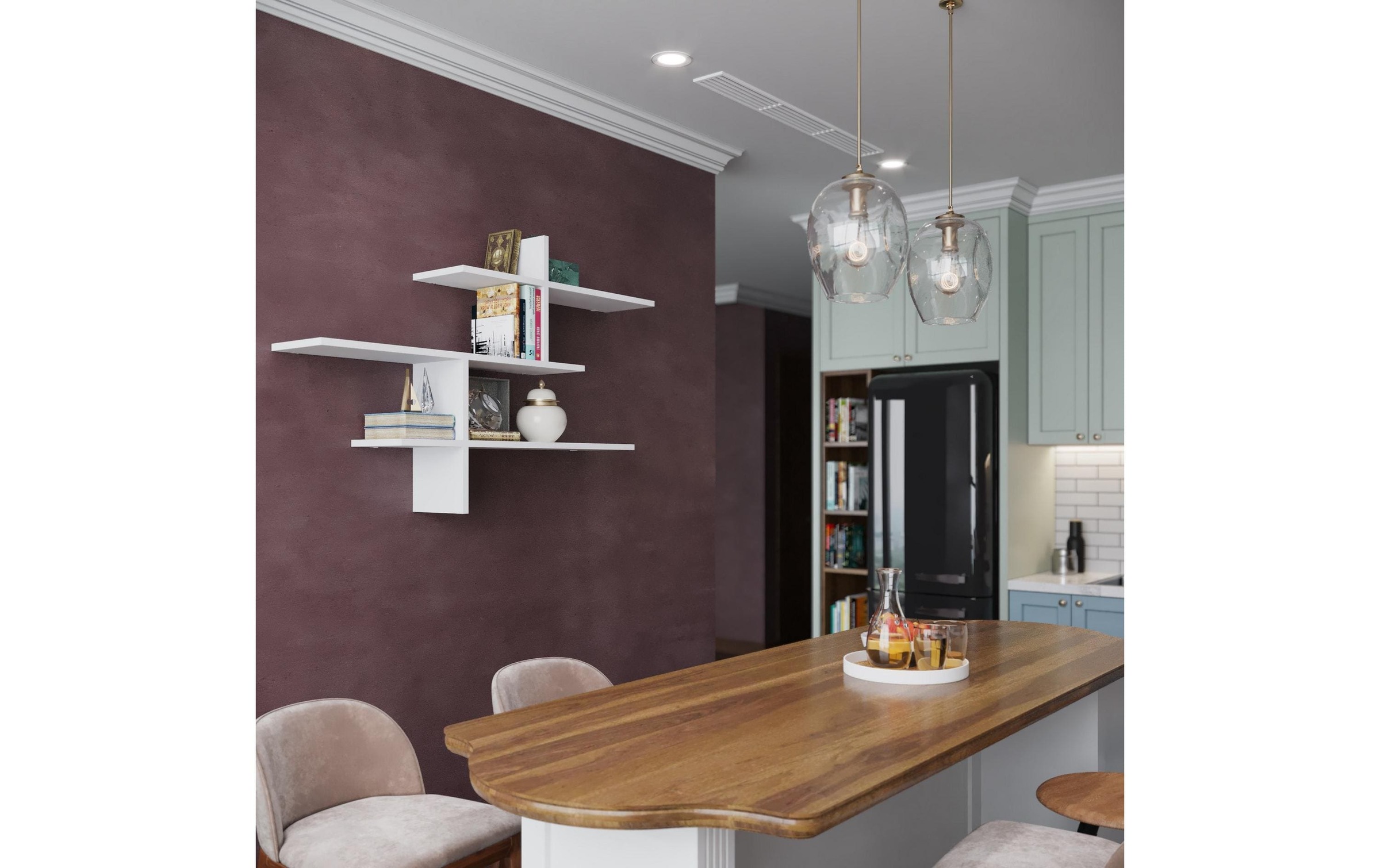 WOODY FASHION Étagère murale »Leo«