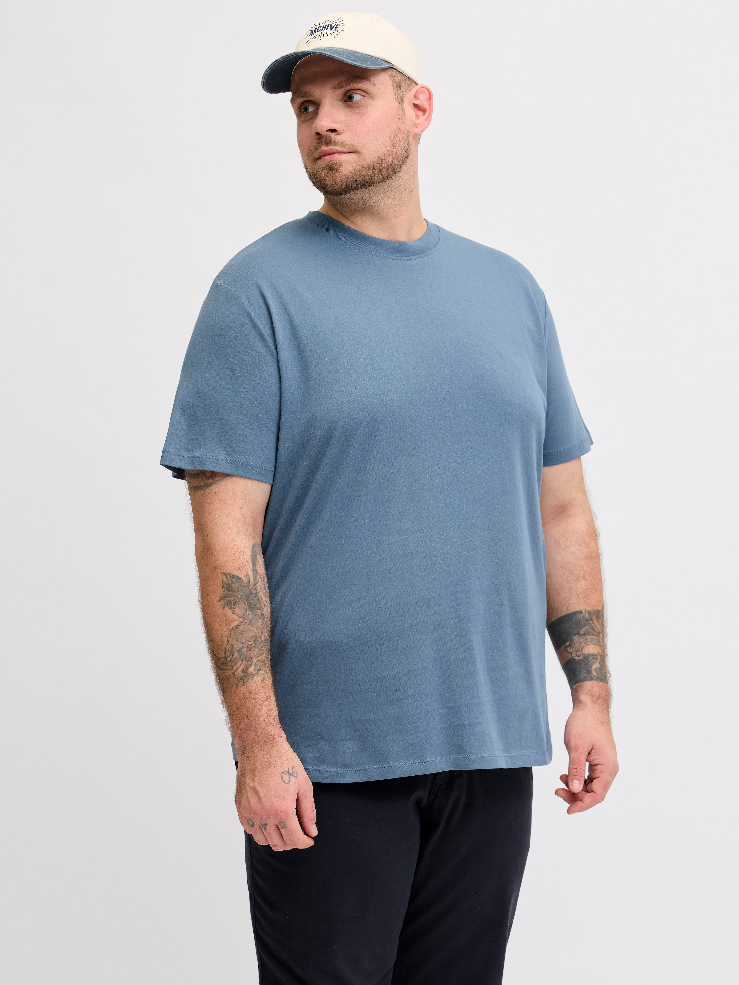 Jack & Jones PlusSize T-Shirt »JJEBRADLEY TEE SS NOOS PLS« mit Rundhalsausschnitt
