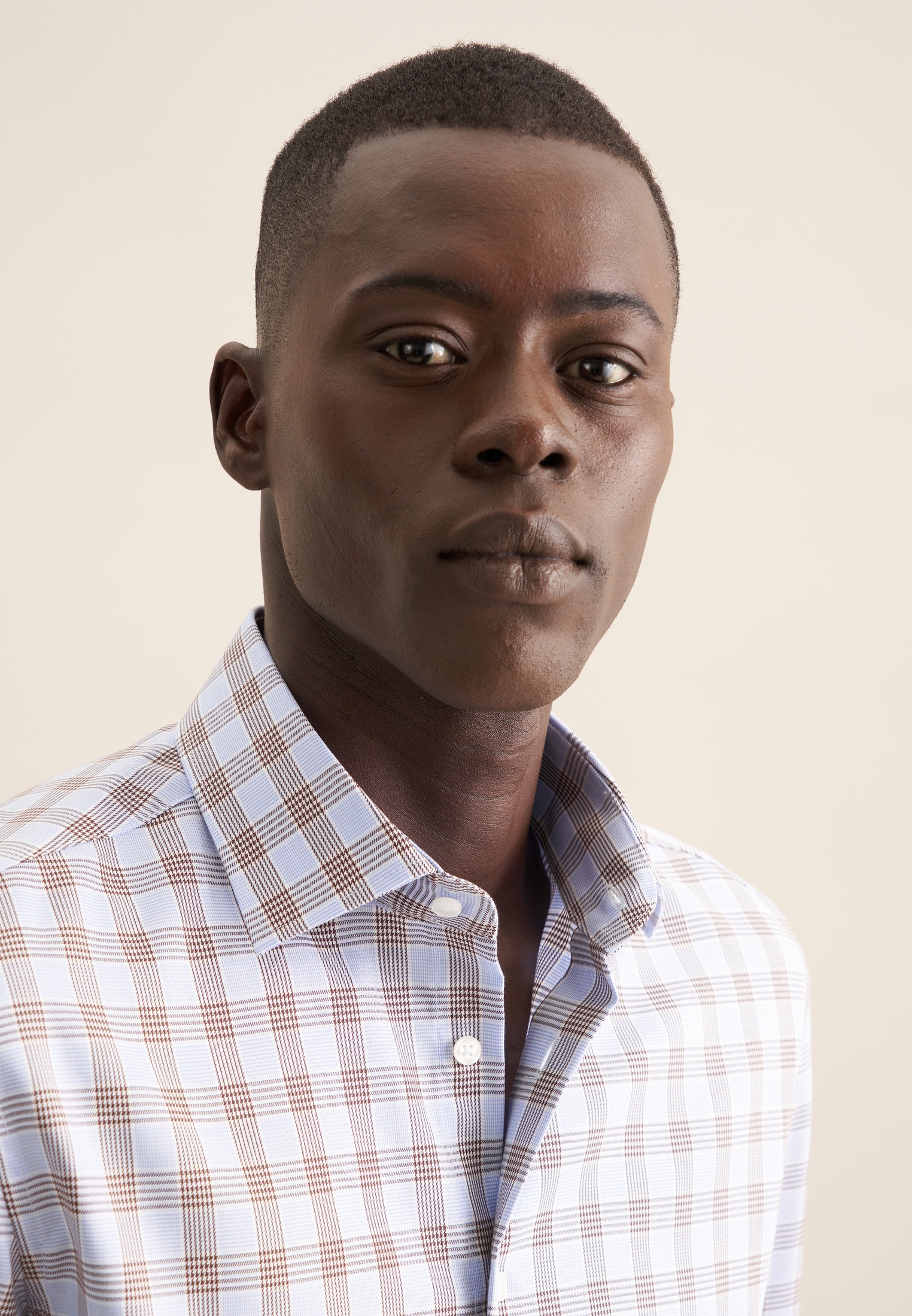 seidensticker Businesshemd »Slim«, Slim Langarm Kentkragen Karo
