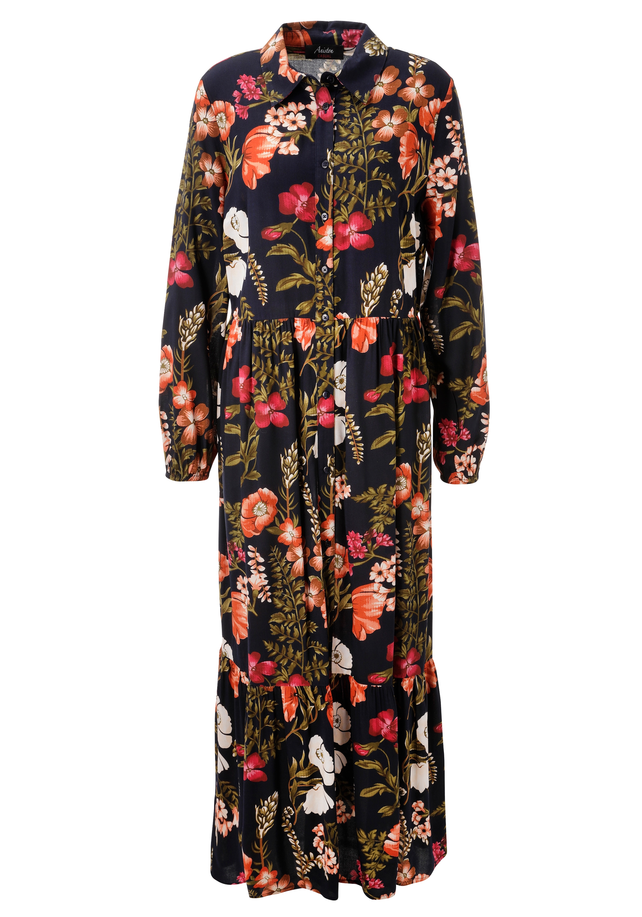 Aniston CASUAL Maxi robe avec imprimé floral coloré - chaque pièce est unique - NOUVELLE COLLECTION