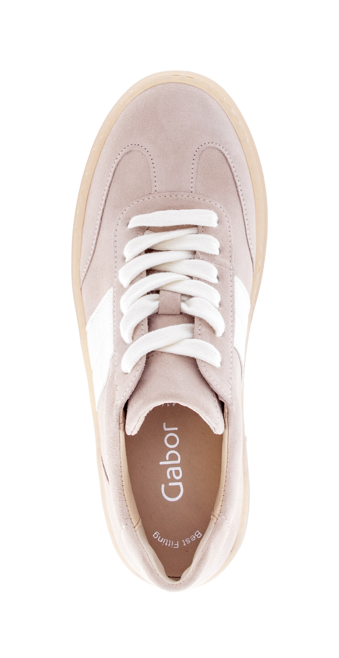 Gabor Baskets à plateforme  chaussure de loisirs, chaussure basse, chaussure à lacets avec semelle transparente
