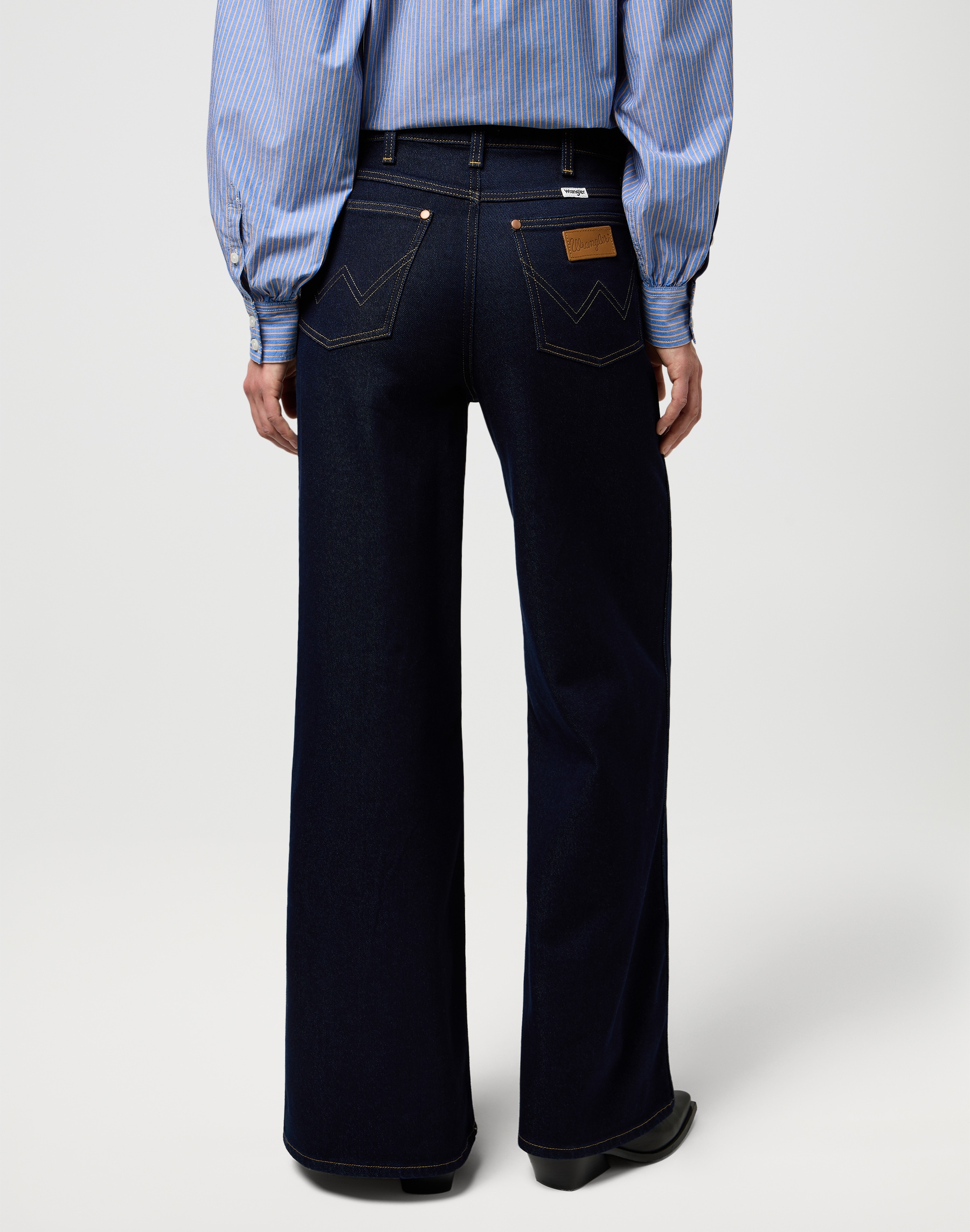 Wrangler Jeans à pattes d'eph »W-CANYO« Bequeme Loose fit